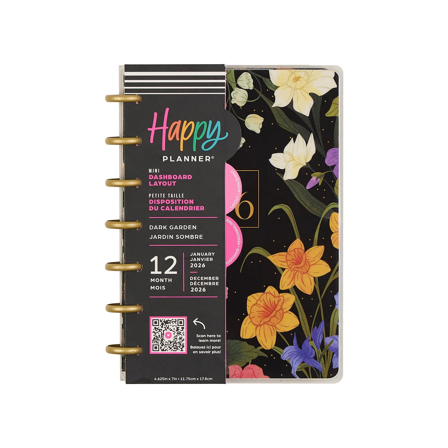 2026 Dark Garden Customizable Planner - Mini Dashboard Layout - 12 Months - Image 18