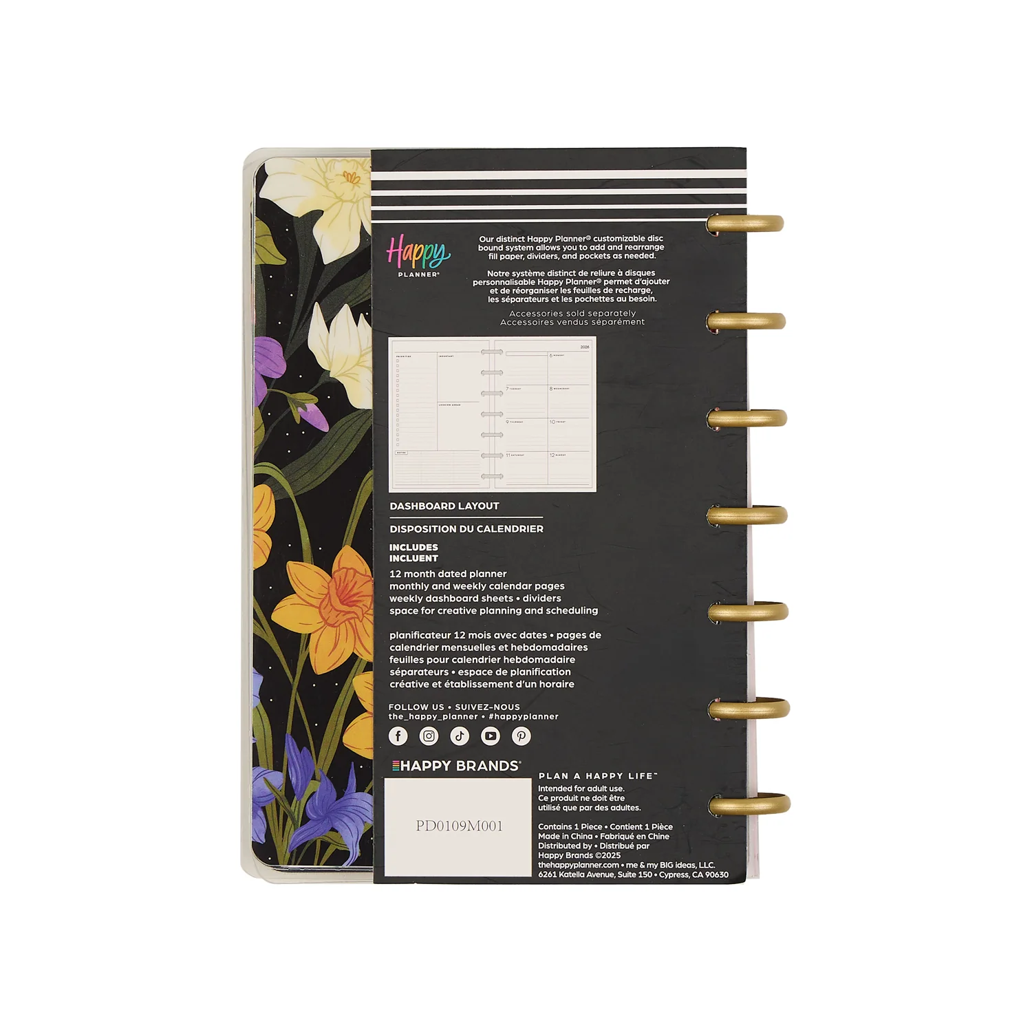 2026 Dark Garden Customizable Planner - Mini Dashboard Layout - 12 Months - Image 20