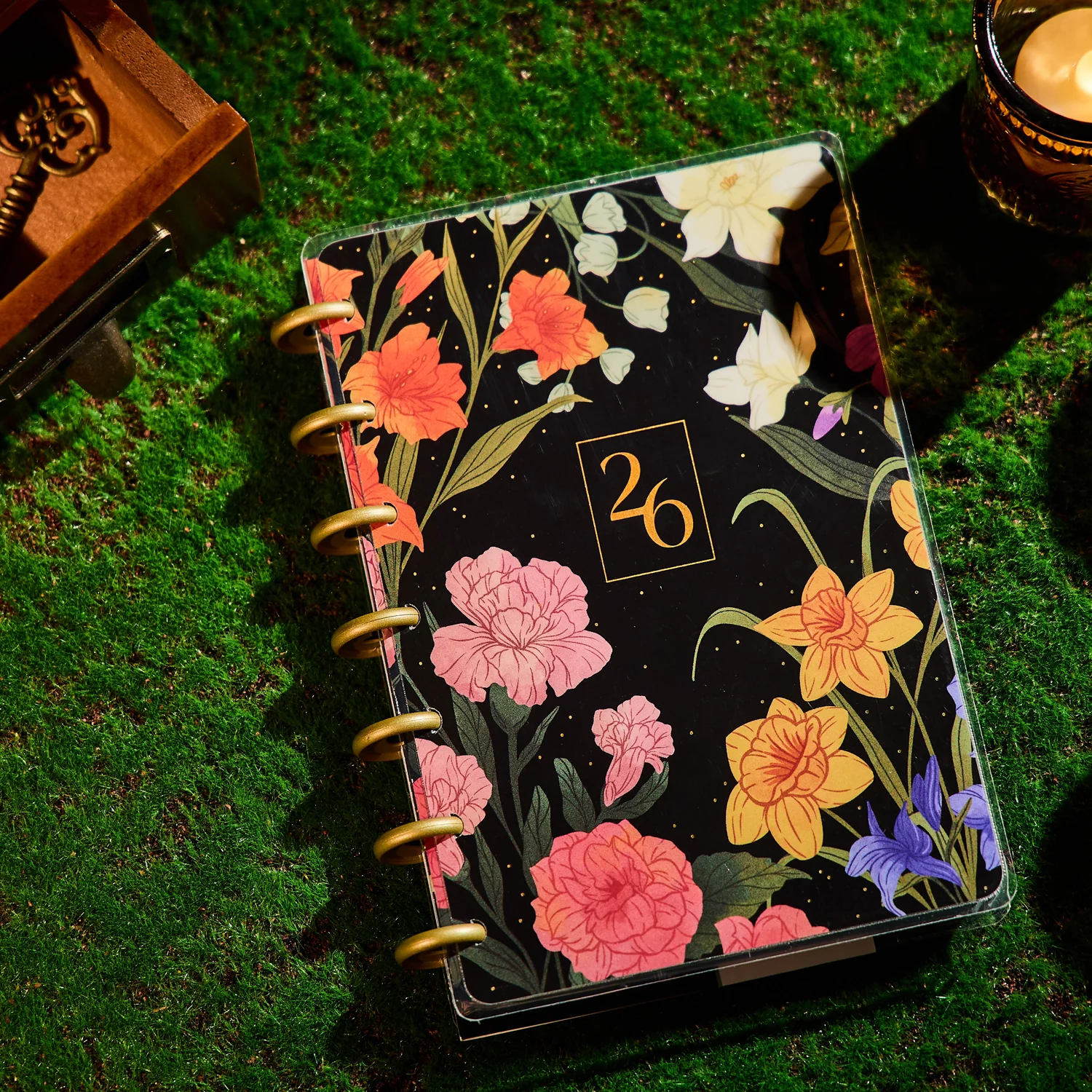 2026 Dark Garden Customizable Planner - Mini Dashboard Layout - 12 Months - Image 6