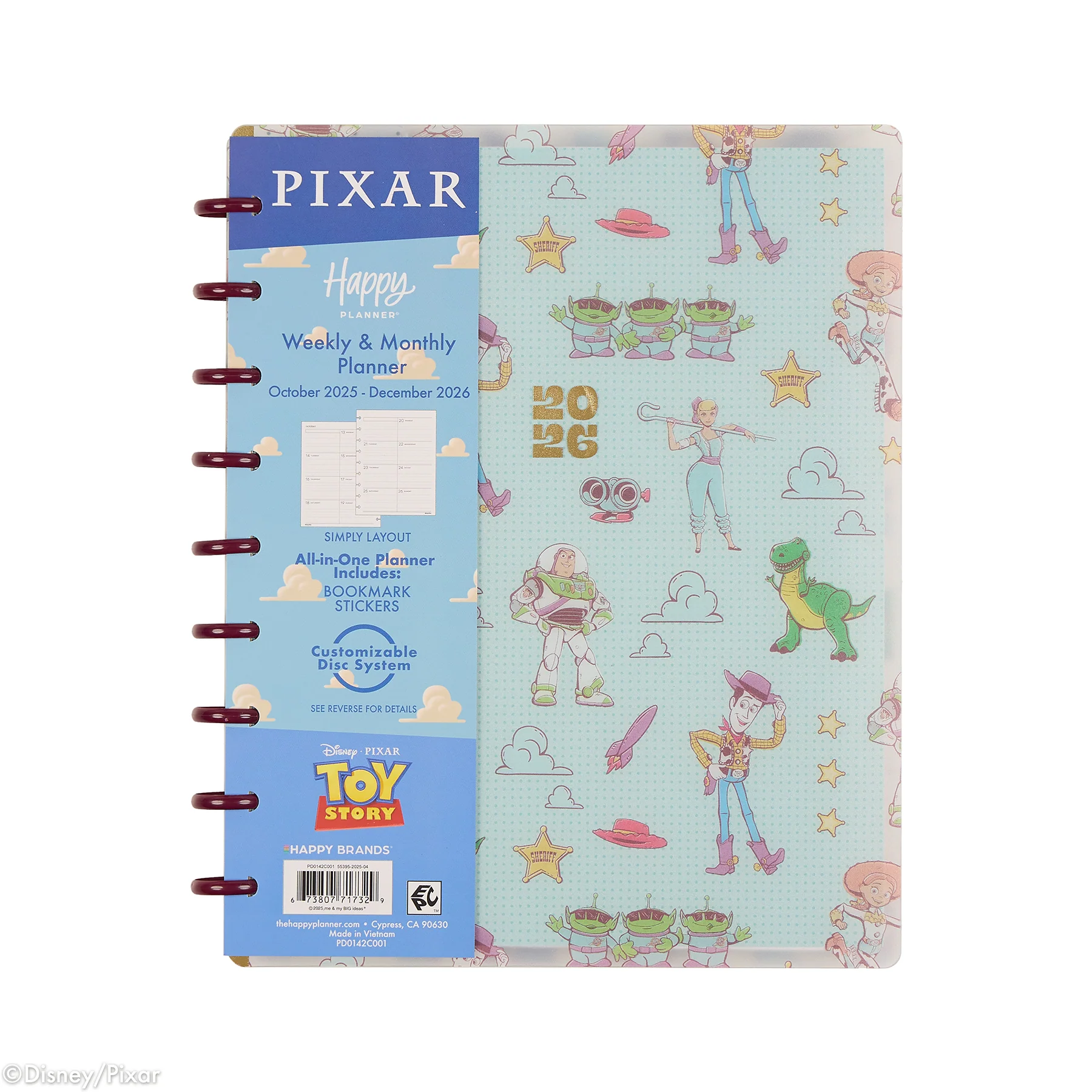 2026 Disney & Pixar Reach for the Sky Customizable Planner - Classic Simply Layout - 15 Months - Image 20