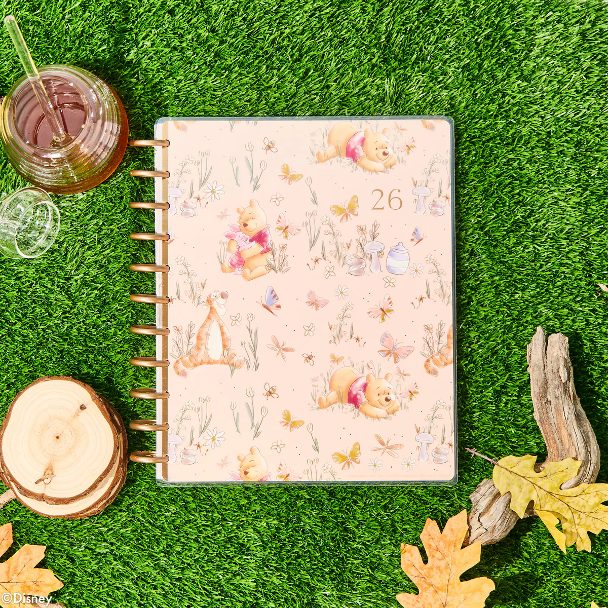 2026 Disney Winnie the Pooh Seasonal Customizable Planner - Big Vertical Layout - 12 Months - Image 7