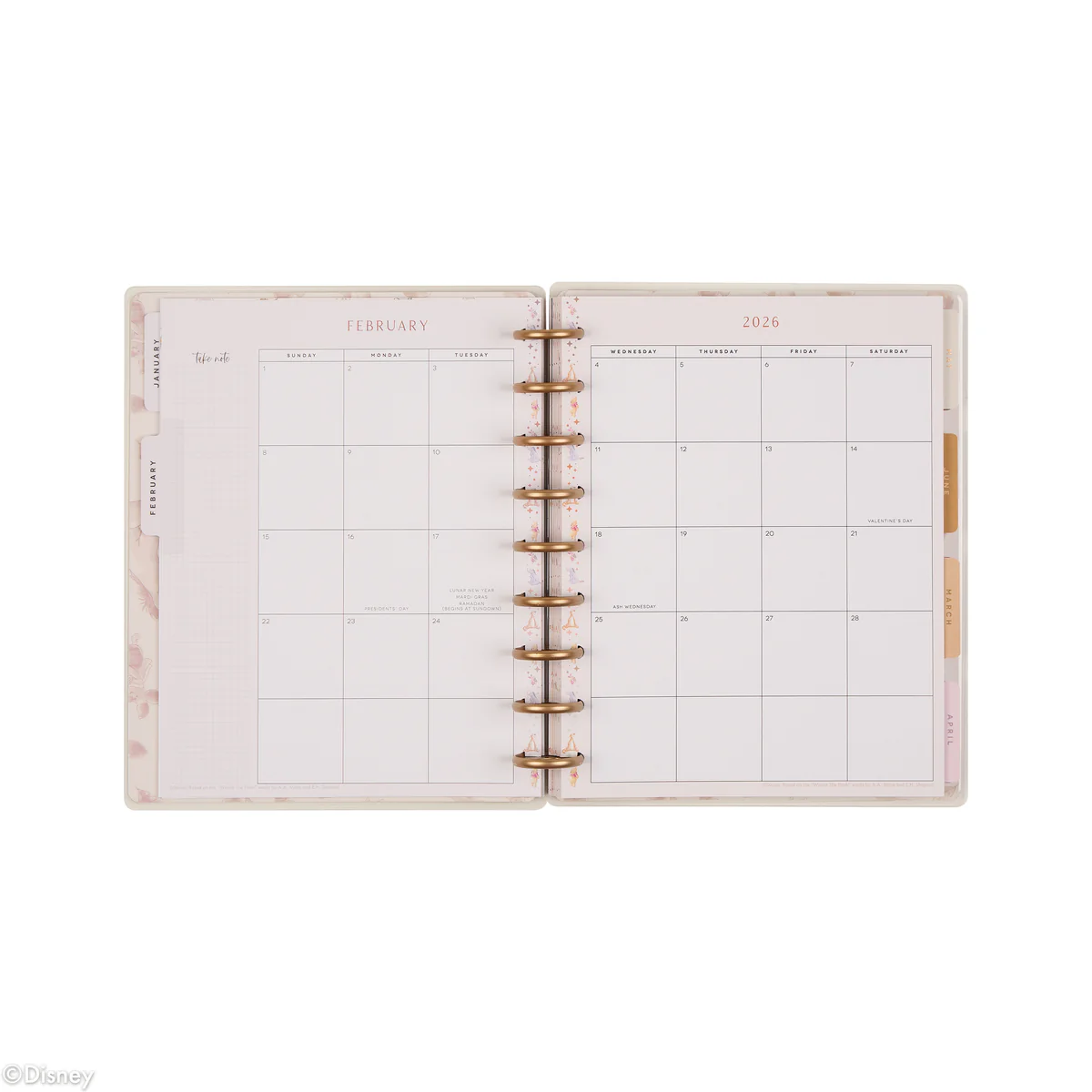 2026 Disney Winnie the Pooh Seasonal Customizable Planner - Classic Dashboard Layout - 12 Months - Image 13