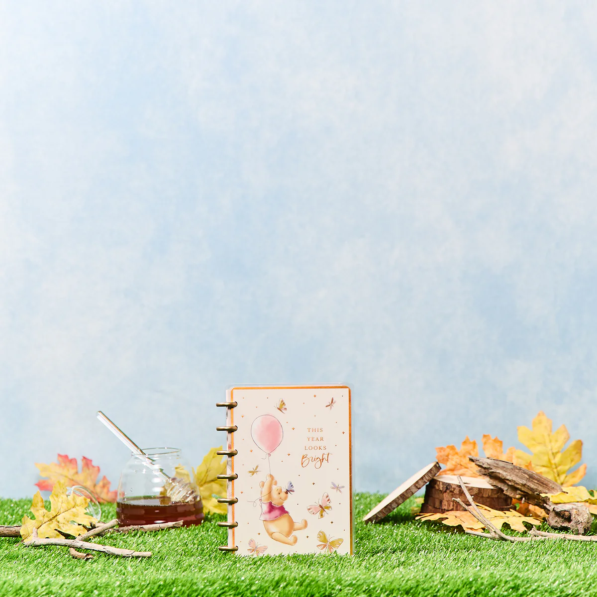 2026 Disney Winnie the Pooh Seasonal Customizable Planner - Mini Vertical Layout - 12 Month - Image 3