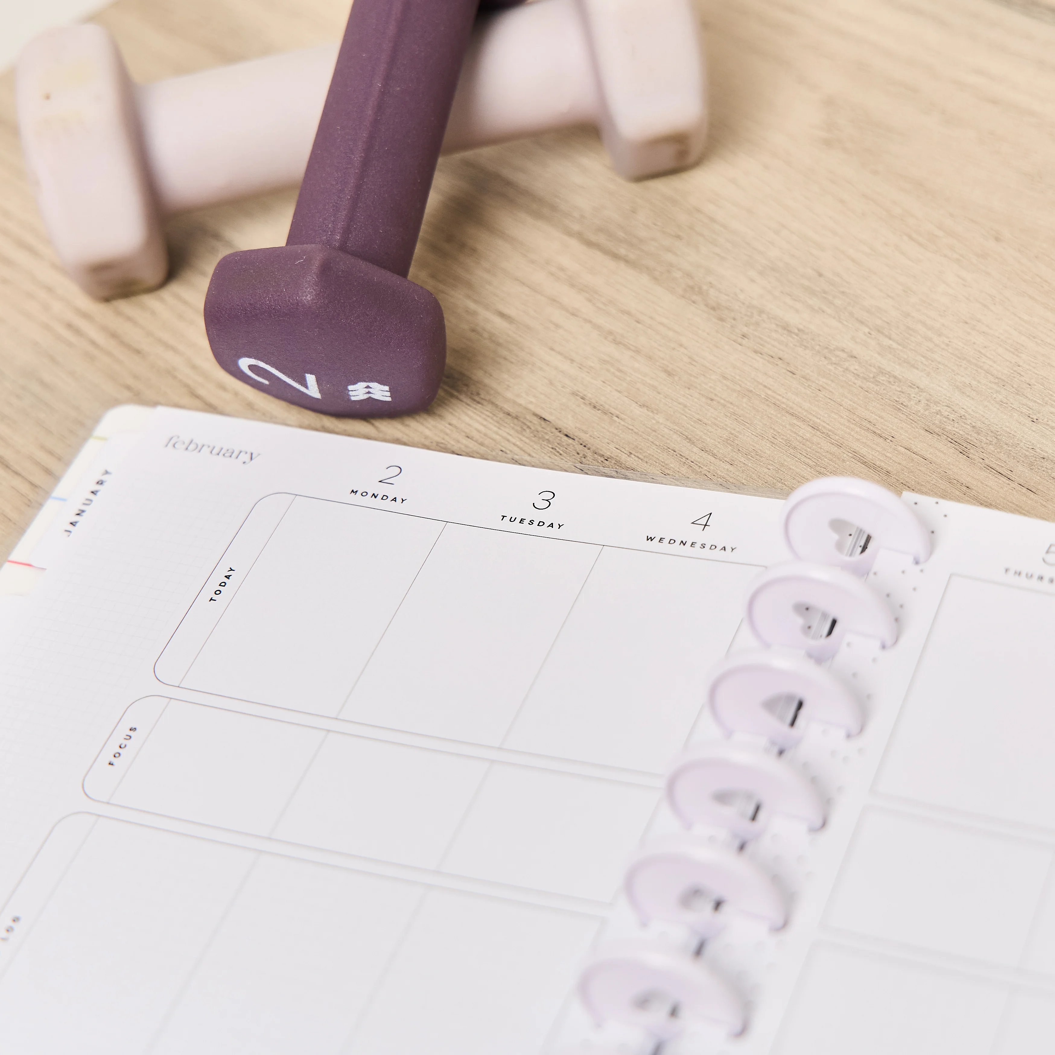 2026 Fitness Icons Customizable Fitness Planner - Classic Fitness Layout - 12 Months - Image 11