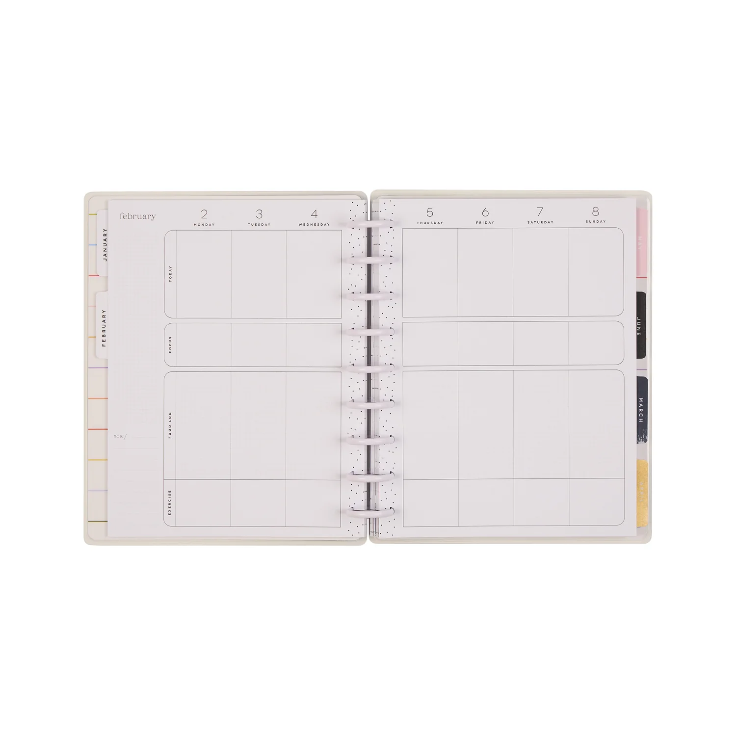 2026 Fitness Icons Customizable Fitness Planner - Classic Fitness Layout - 12 Months - Image 15