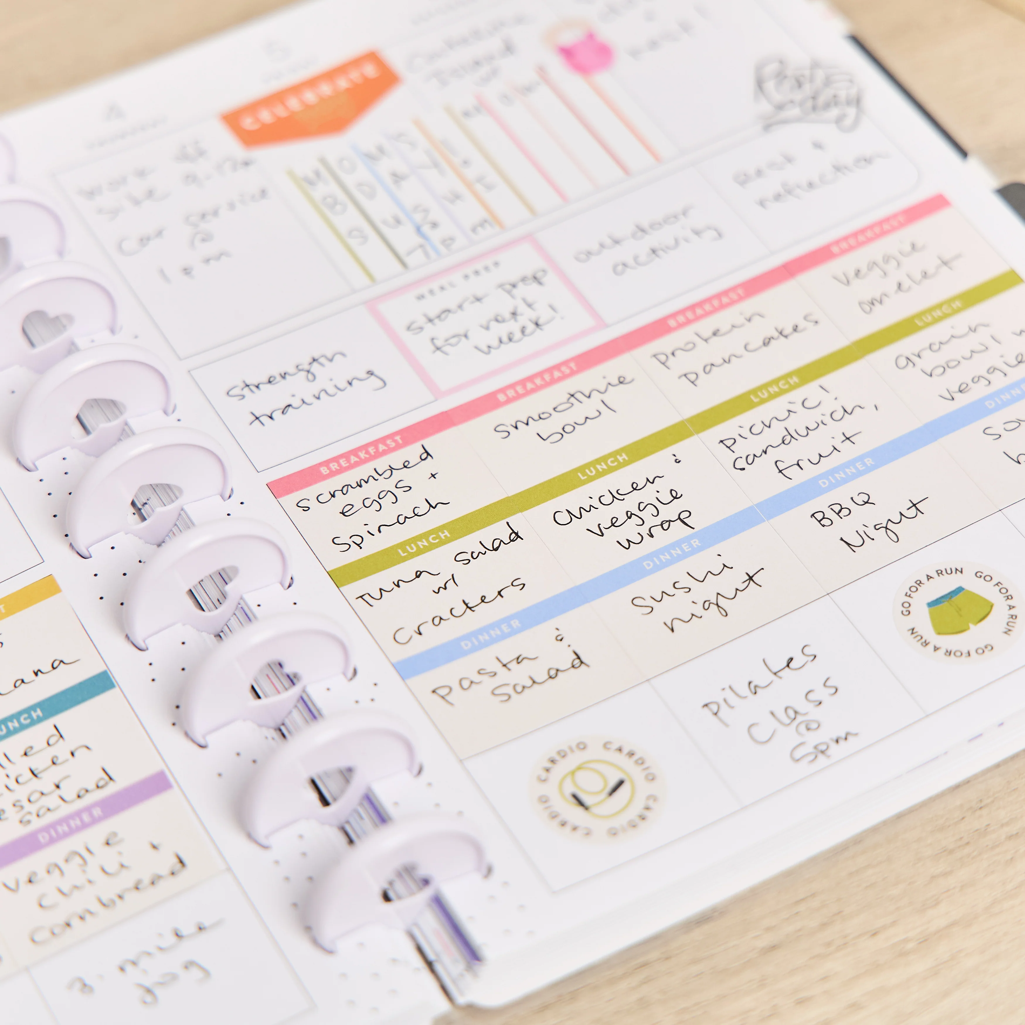 2026 Fitness Icons Customizable Fitness Planner - Classic Fitness Layout - 12 Months - Image 6