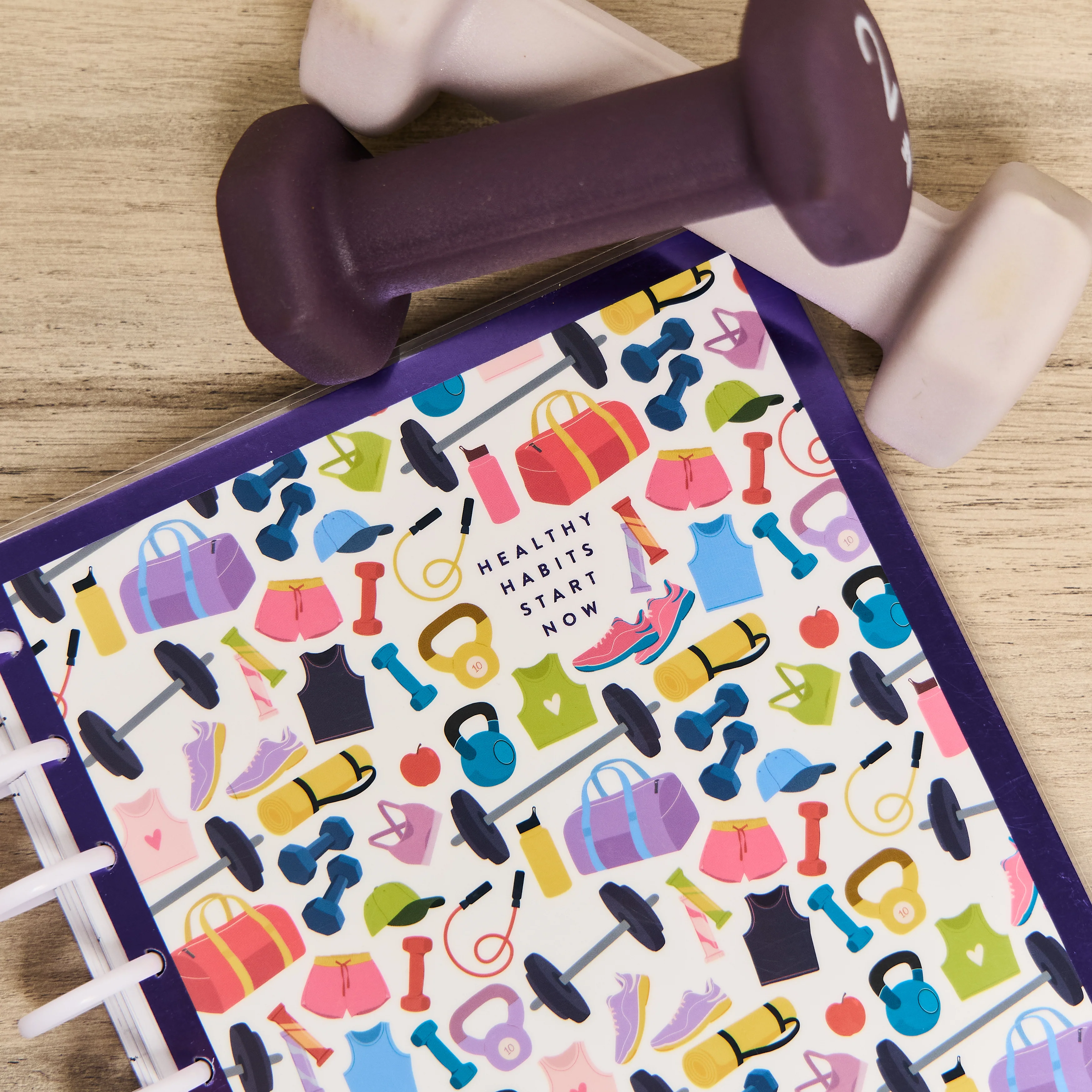 2026 Fitness Icons Customizable Fitness Planner - Classic Fitness Layout - 12 Months - Image 7