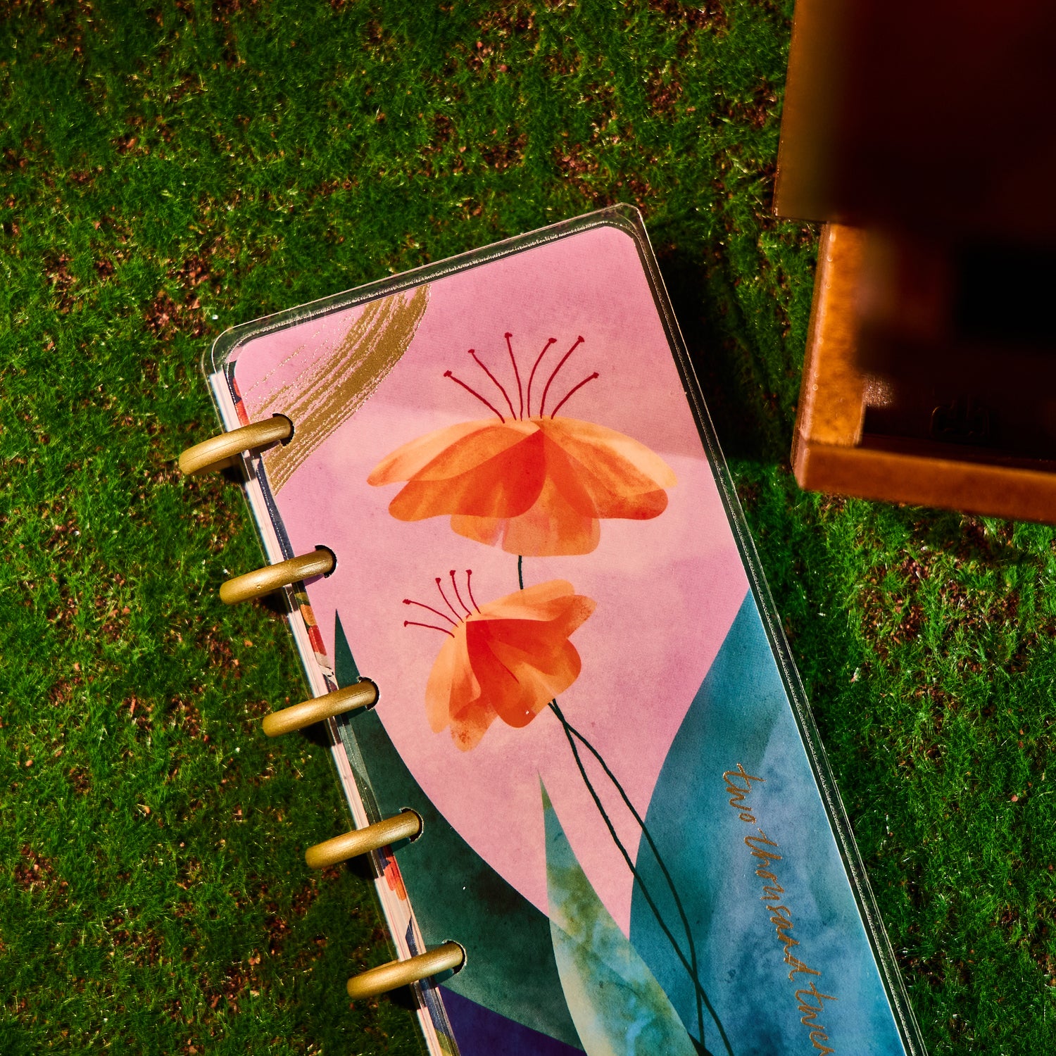 2026 Floral Energy Customizable Planner - Skinny Mini Horizontal Layout - 12 Months - Image 6
