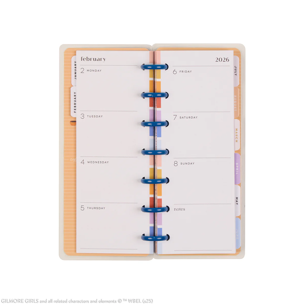 2026 Gilmore Girls Customizable Planner - Skinny Mini Horizontal Layout - 12 Months - Image 14