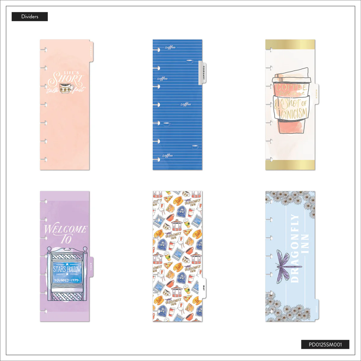 2026 Gilmore Girls Customizable Planner - Skinny Mini Horizontal Layout - 12 Months - Image 15