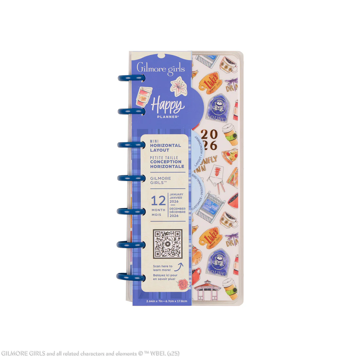 2026 Gilmore Girls Customizable Planner - Skinny Mini Horizontal Layout - 12 Months - Image 18