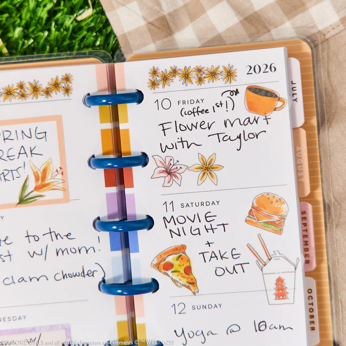 2026 Gilmore Girls Customizable Planner - Skinny Mini Horizontal Layout - 12 Months - Image 5