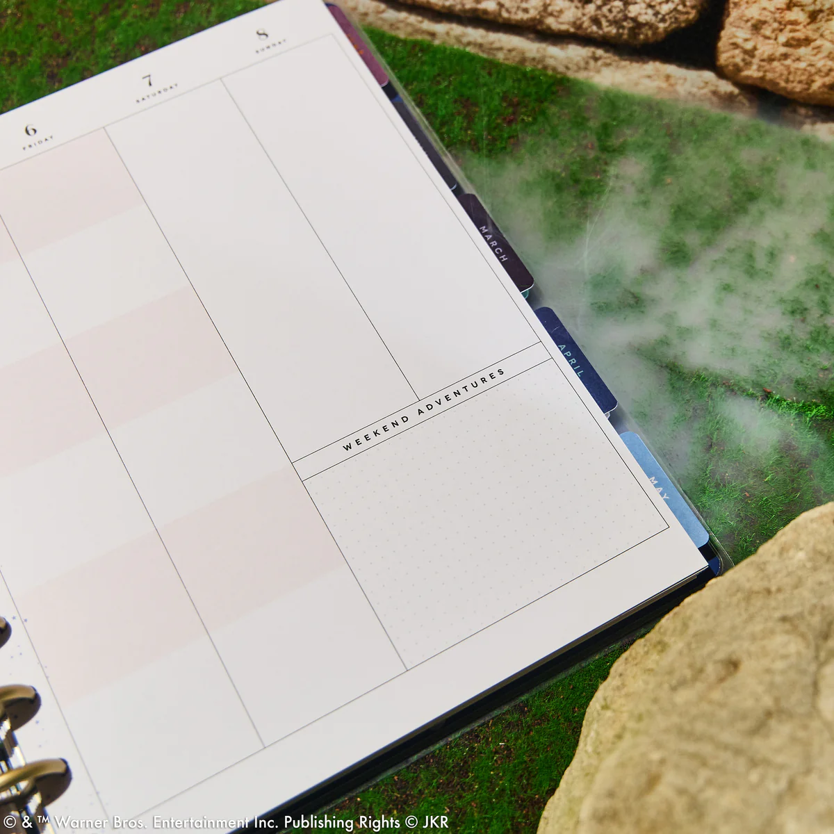 2026 Harry Potter Enchanted Grounds Customizable Planner - Big Color Block Layout - 12 Months - Image 10