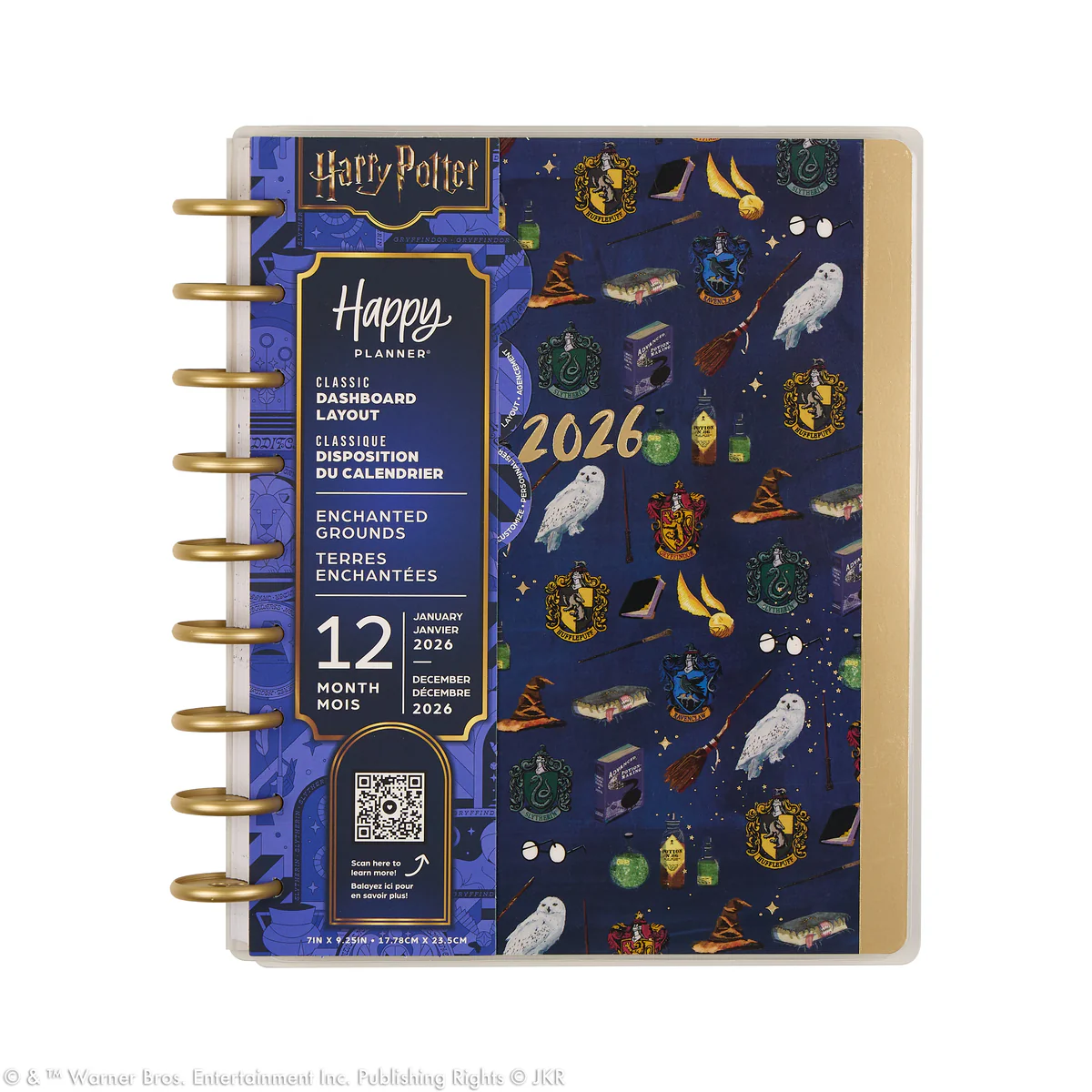 2026 Harry Potter Enchanted Grounds Customizable Planner - Classic Dashboard Layout - 12 Months - Image 21
