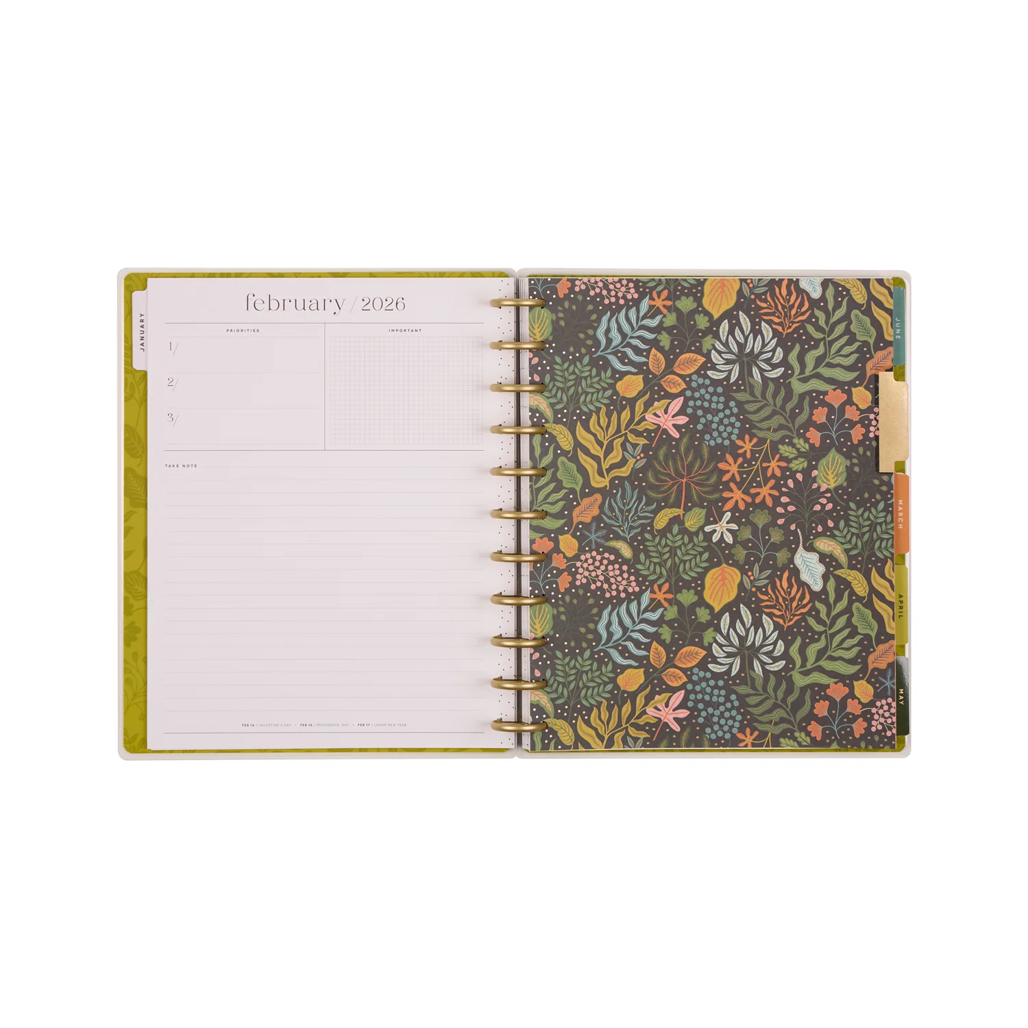 2026 Herbarium Customizable Planner - Big Dashboard Layout - 12 Months - Image 12