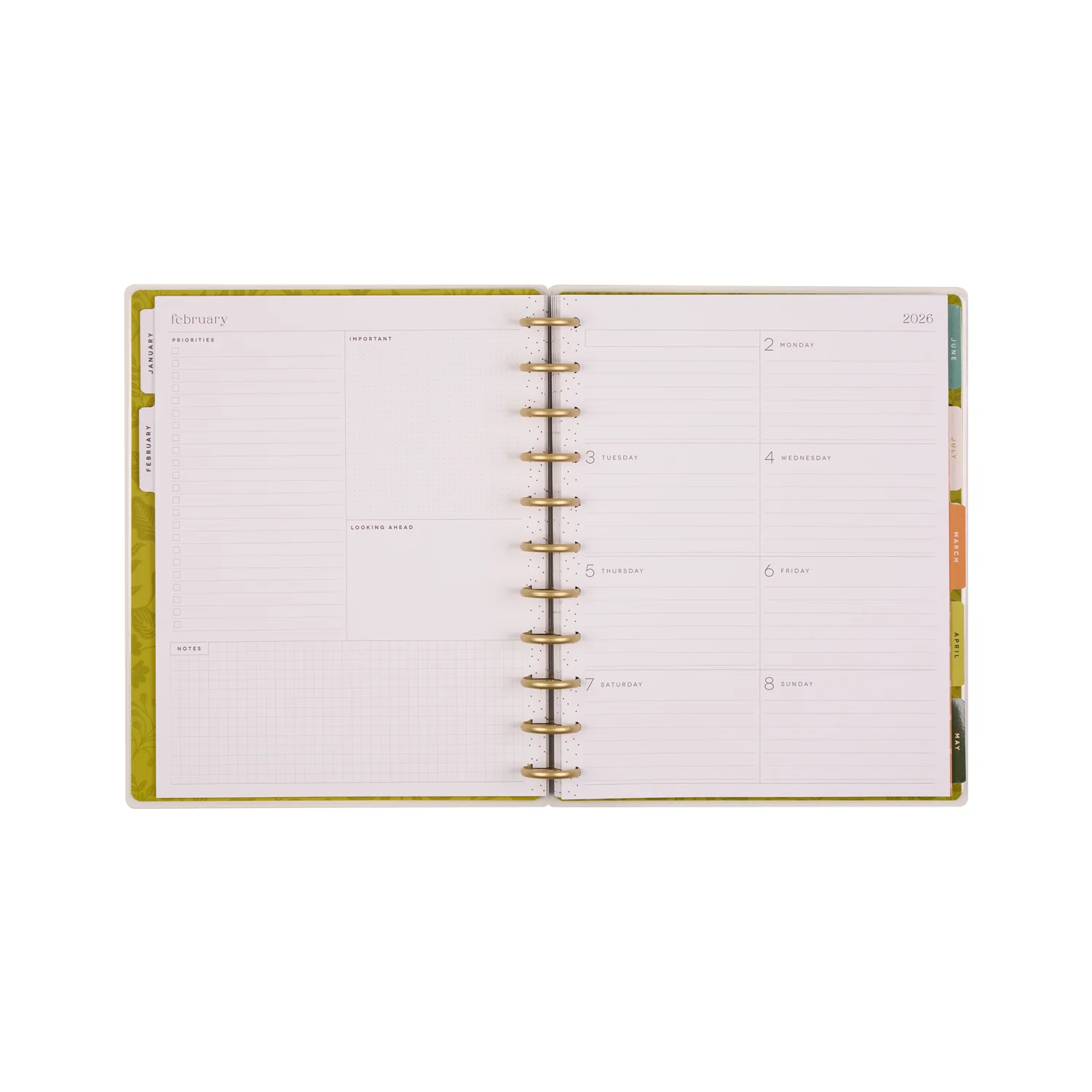 2026 Herbarium Customizable Planner - Big Dashboard Layout - 12 Months - Image 14