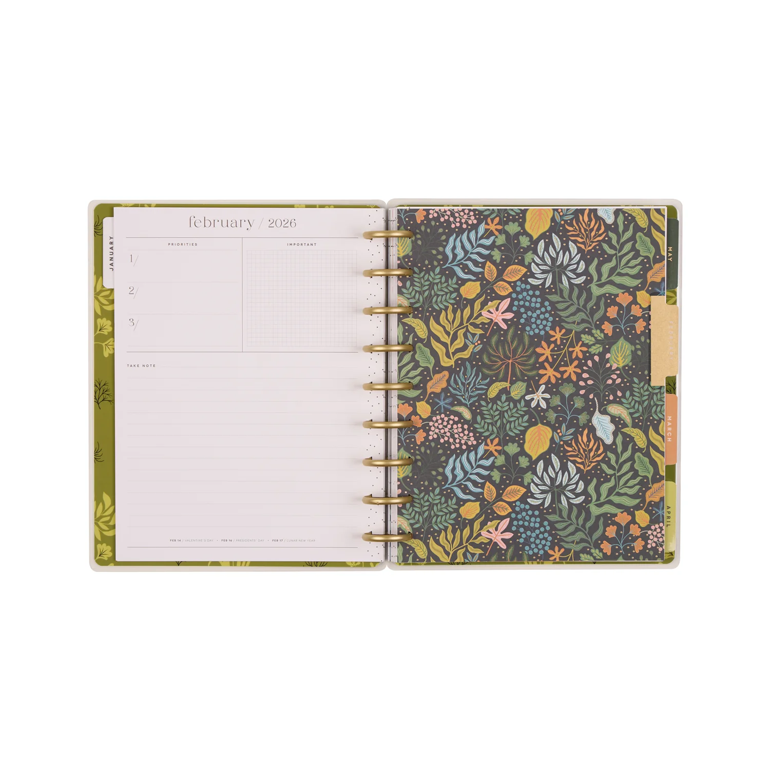 2026 Herbarium Customizable Planner - Classic Horizontal Layout - 12 Months - Image 14