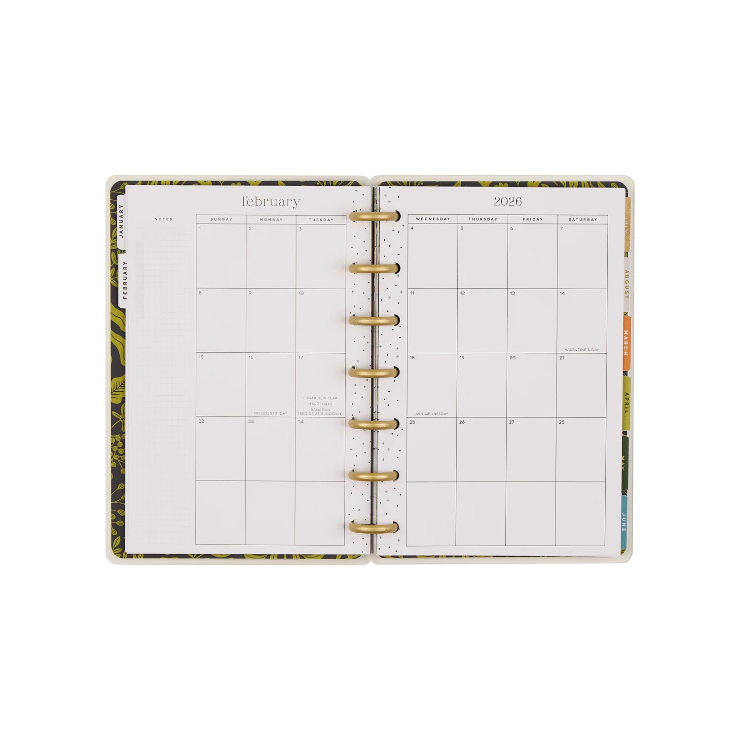 2026 Herbarium Customizable Planner - Mini Horizontal Layout - 12 Months - Image 11
