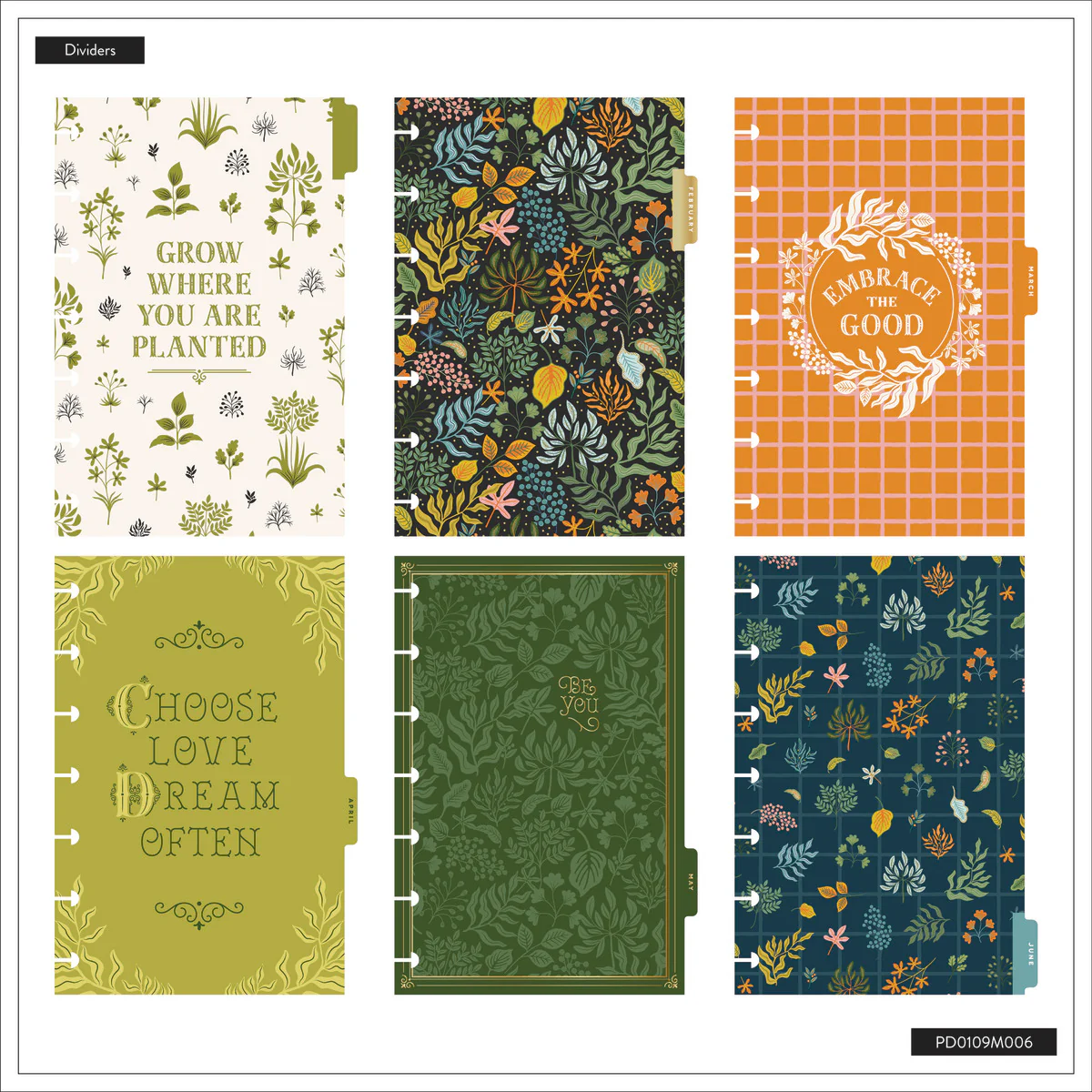 2026 Herbarium Customizable Planner - Mini Horizontal Layout - 12 Months - Image 13