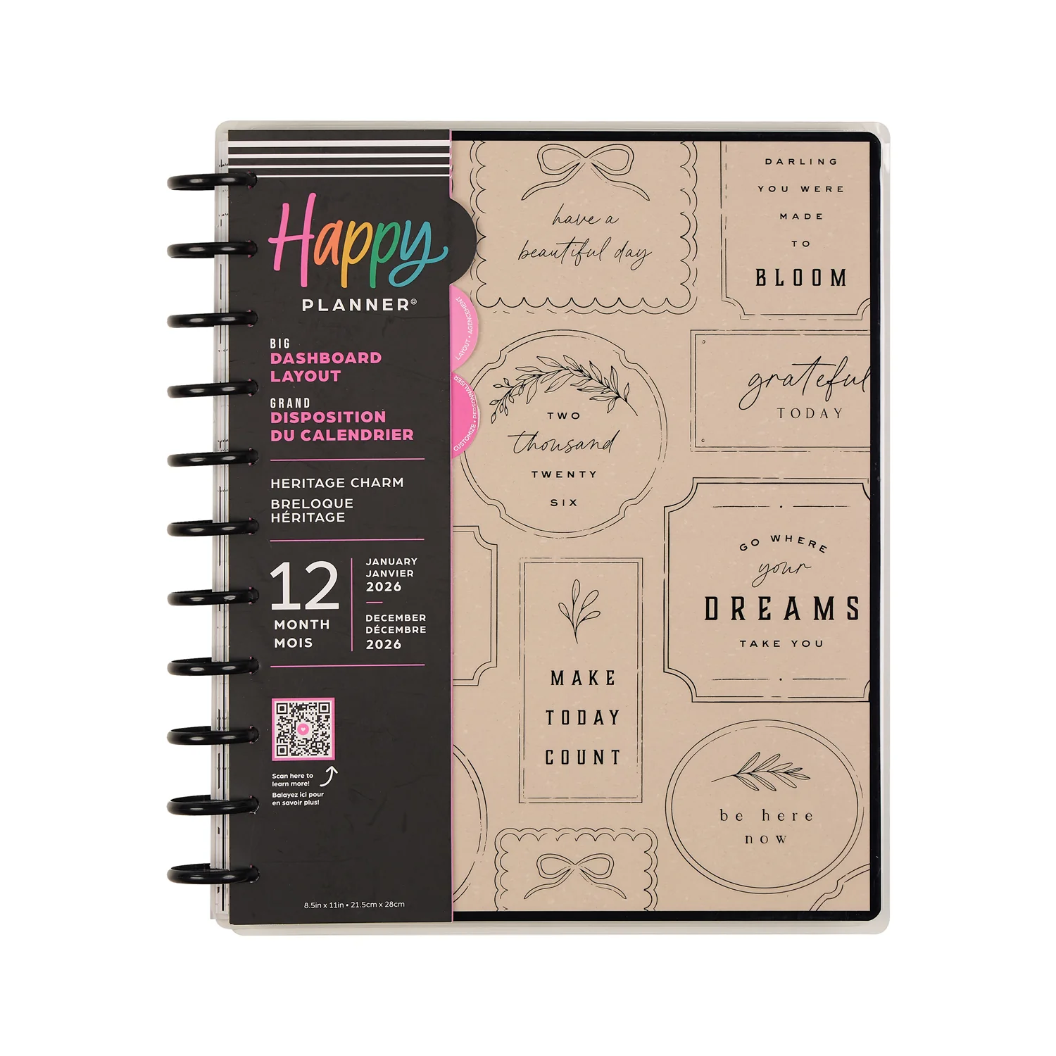 2026 Heritage Charm Customizable Planner - Big Dashboard Layout - 12 Months - Image 19