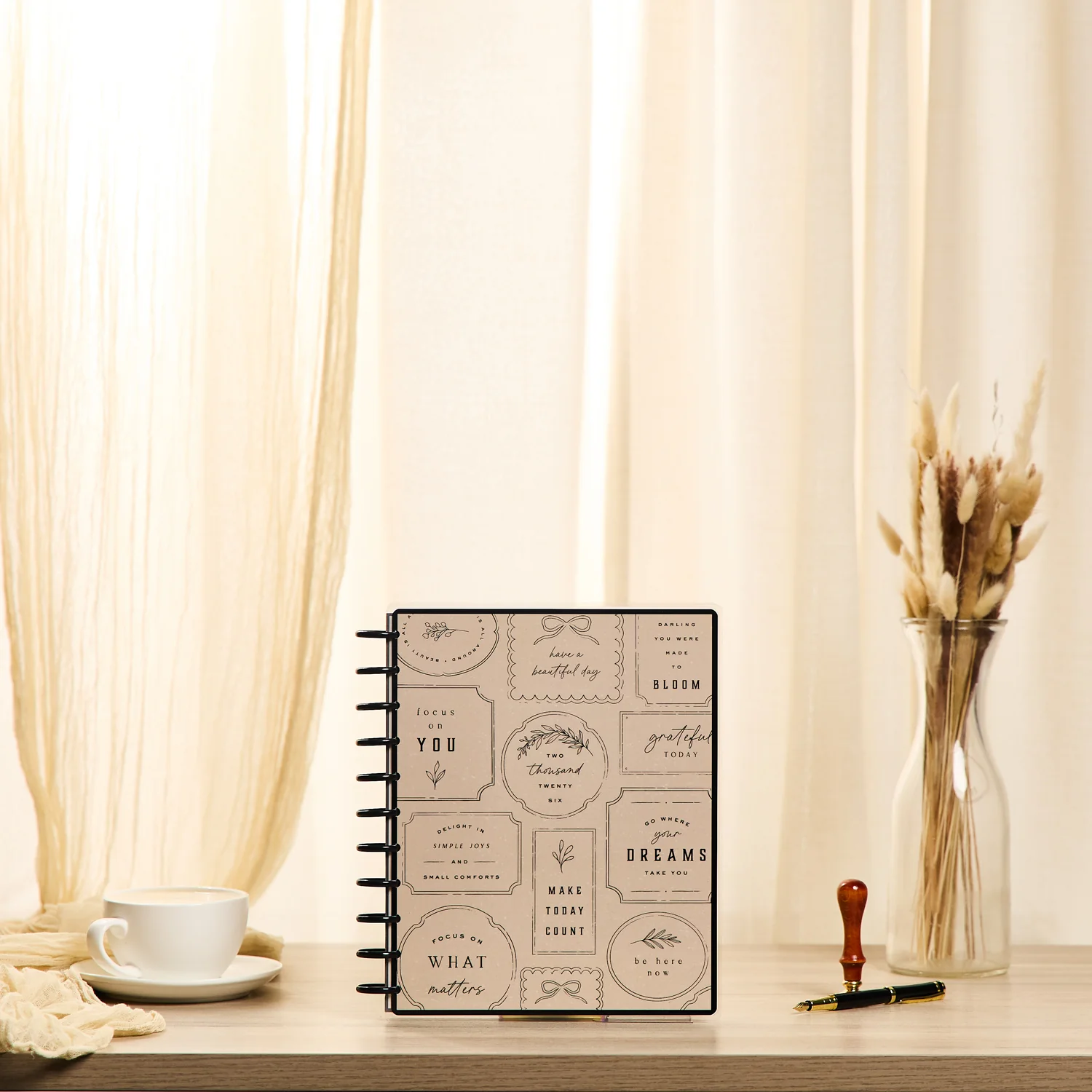 2026 Heritage Charm Customizable Planner - Big Dashboard Layout - 12 Months - Image 3