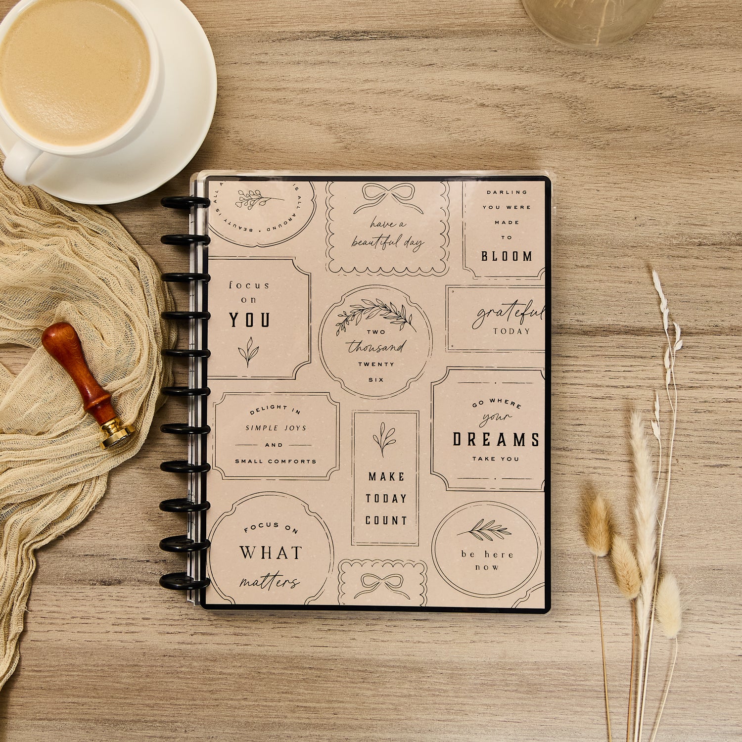 2026 Heritage Charm Customizable Planner - Big Dashboard Layout - 12 Months - Image 8
