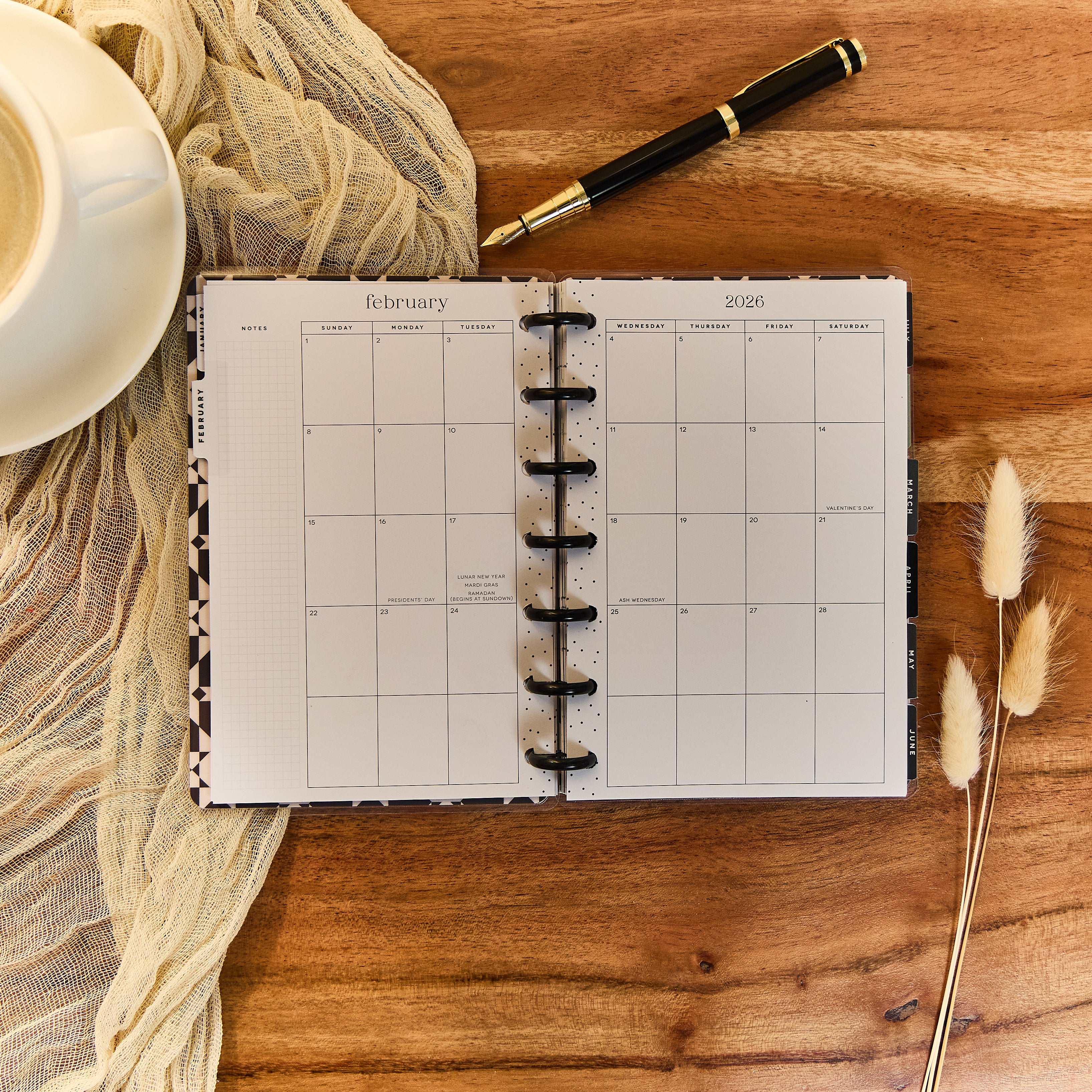 2026 Heritage Charm Customizable Planner - Mini Dashboard Layout - 12 Months - Image 10
