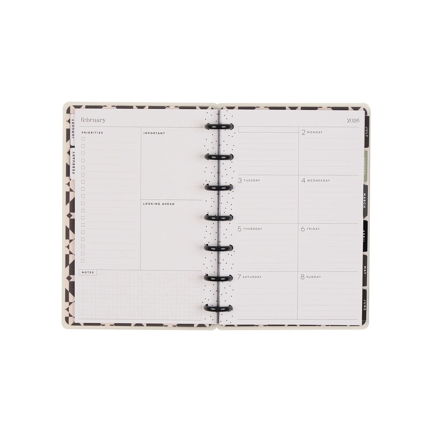 2026 Heritage Charm Customizable Planner - Mini Dashboard Layout - 12 Months - Image 15