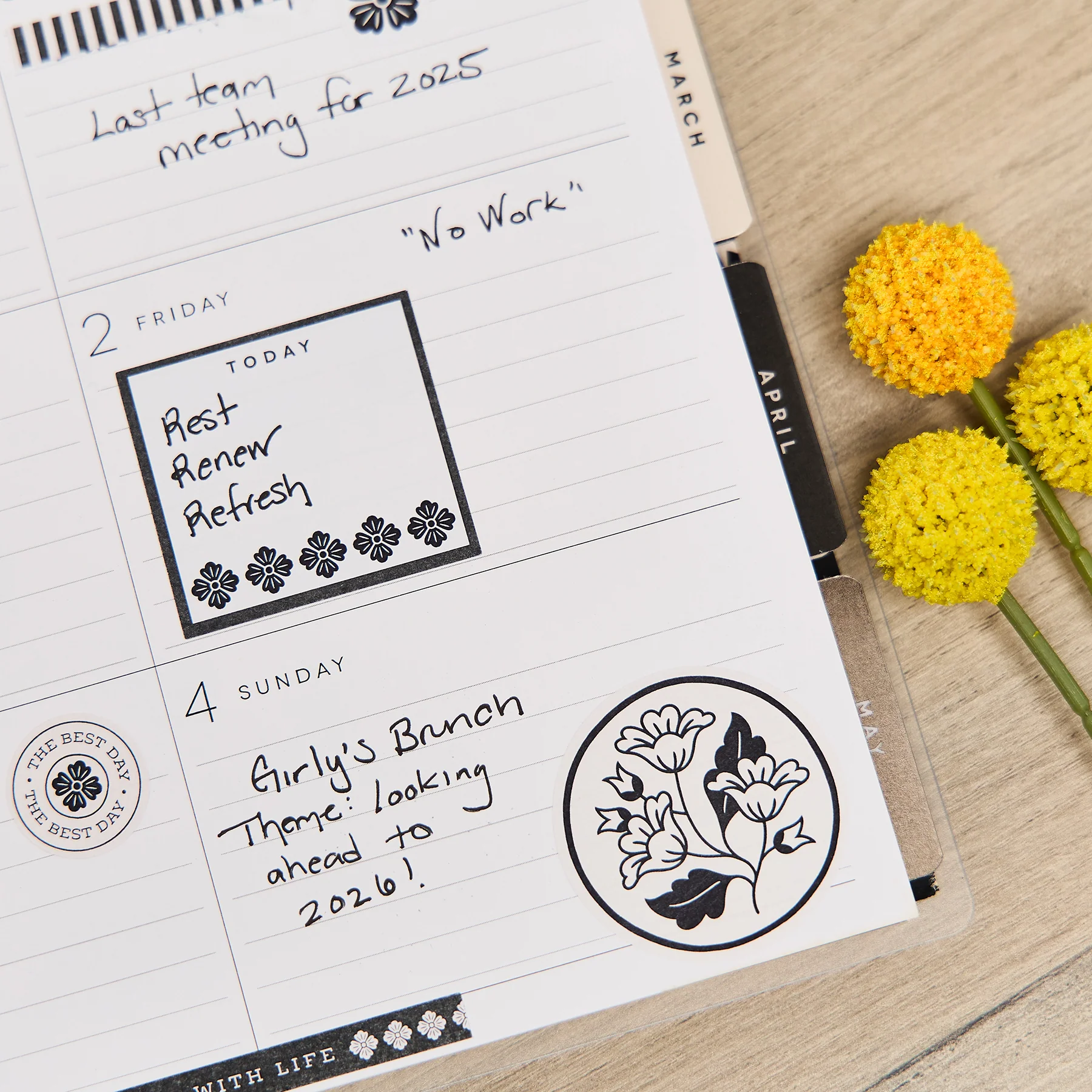 2026 Ink & Ivy Customizable Planner - Big Dashboard Layout - 12 Months - Image 12