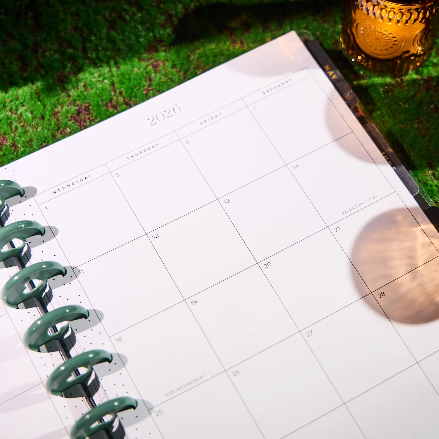 2026 Noir Garden Customizable Planner - Classic Horizontal Layout - 12 Months - Image 11