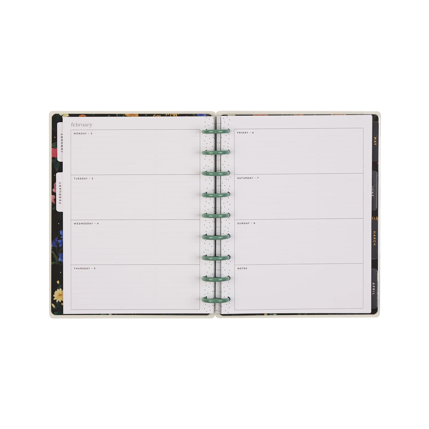 2026 Noir Garden Customizable Planner - Classic Horizontal Layout - 12 Months - Image 14