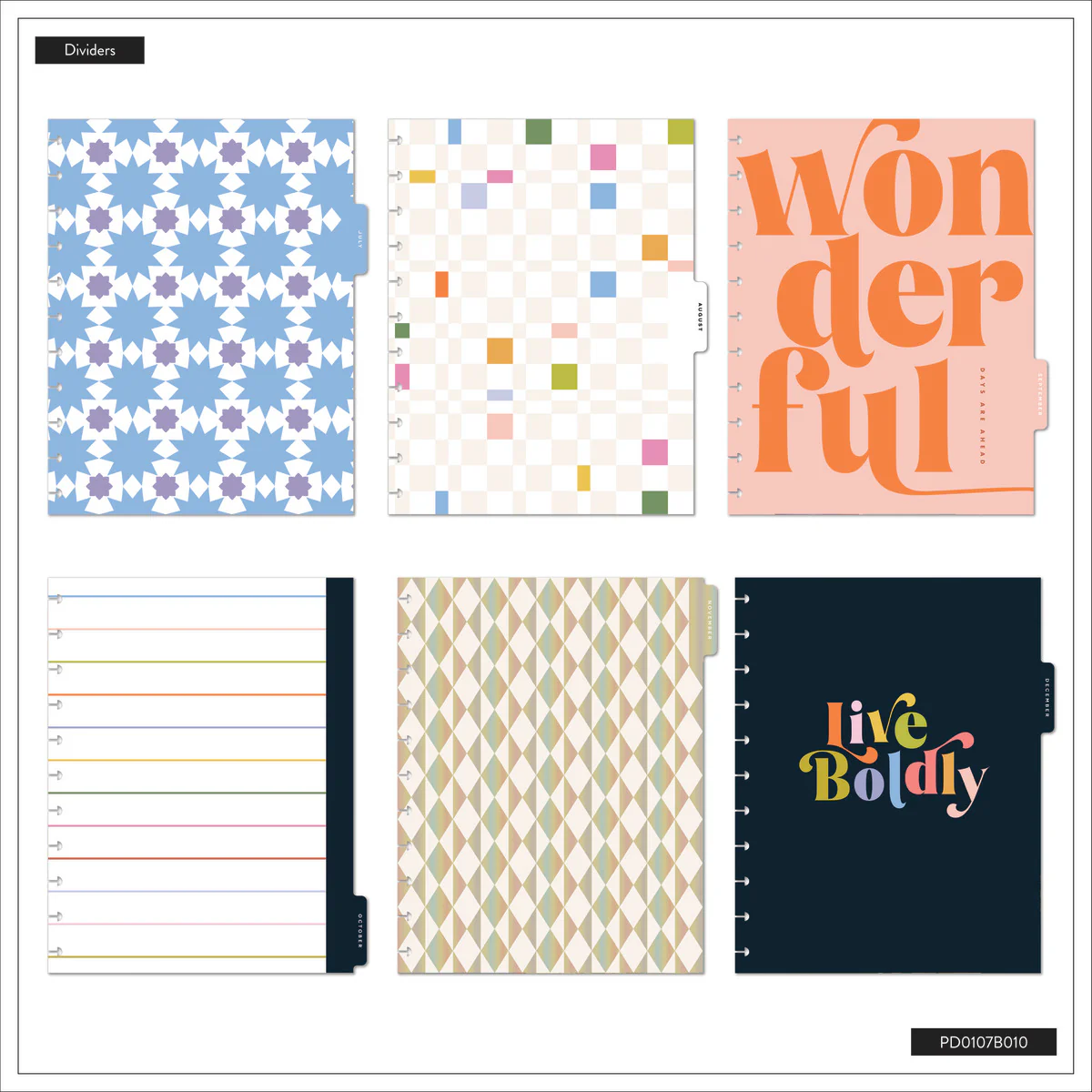 2026 Pop Splash Customizable Planner - Big Dashboard Layout - 12 Months - Image 19