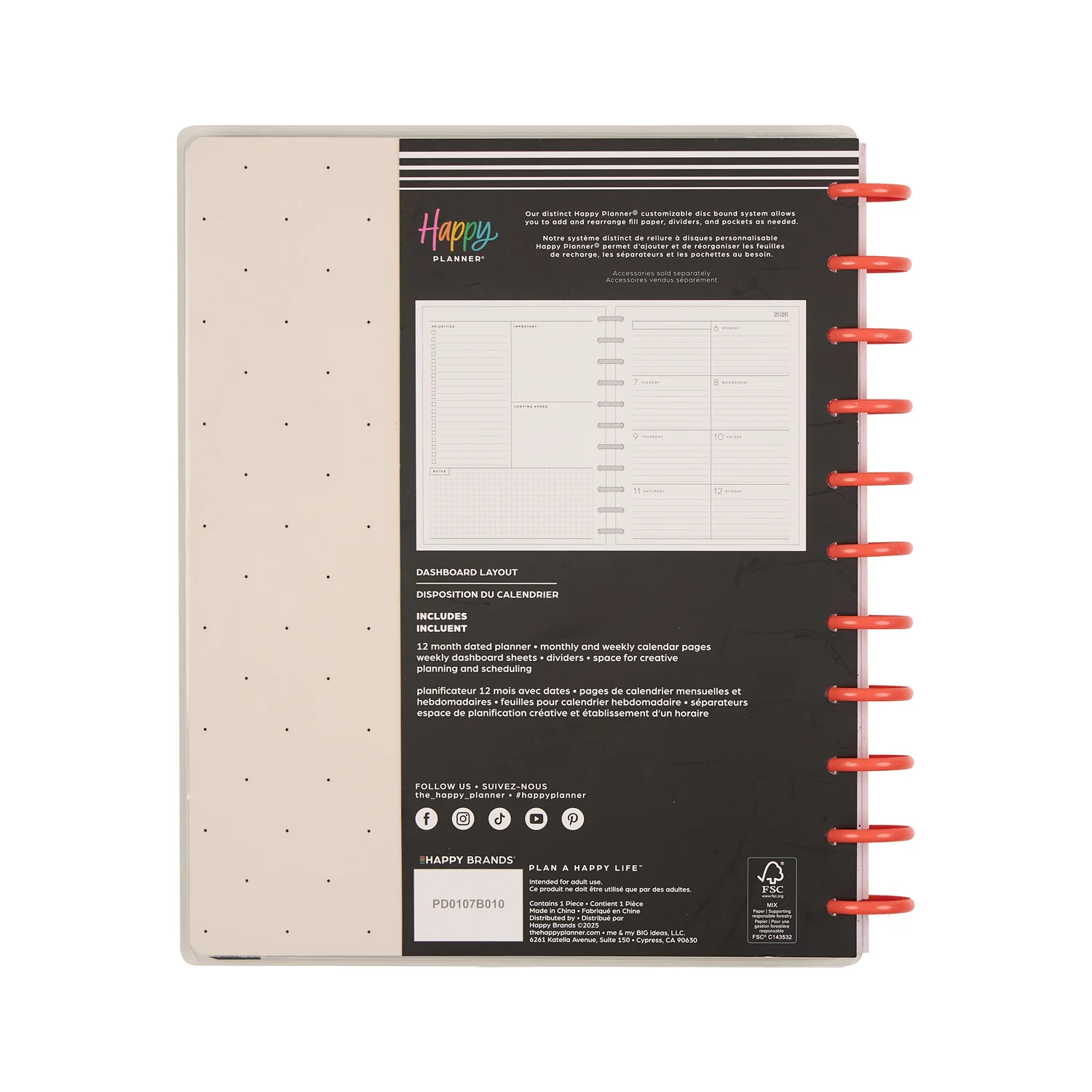 2026 Pop Splash Customizable Planner - Big Dashboard Layout - 12 Months - Image 23