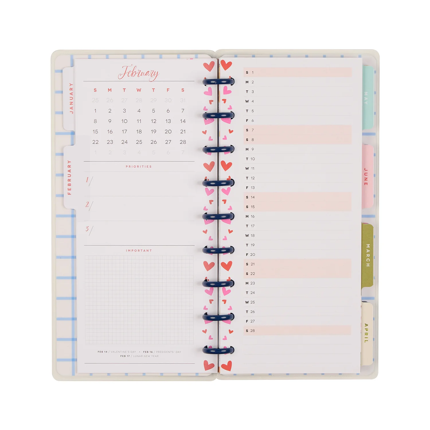 2026 Seasonal Charm Customizable Planner - Skinny Classic Horizontal Layout - 12 Months - Image 11