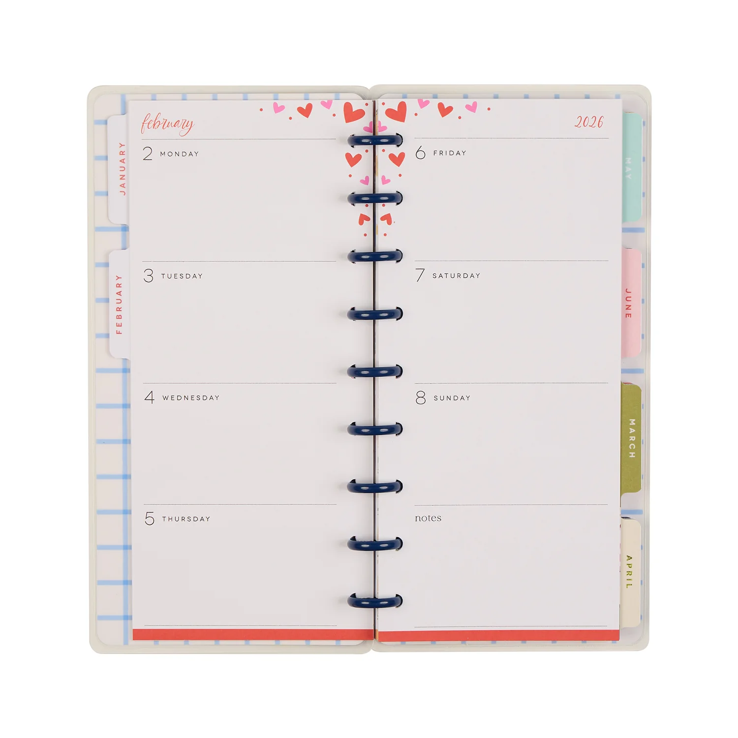 2026 Seasonal Charm Customizable Planner - Skinny Classic Horizontal Layout - 12 Months - Image 12