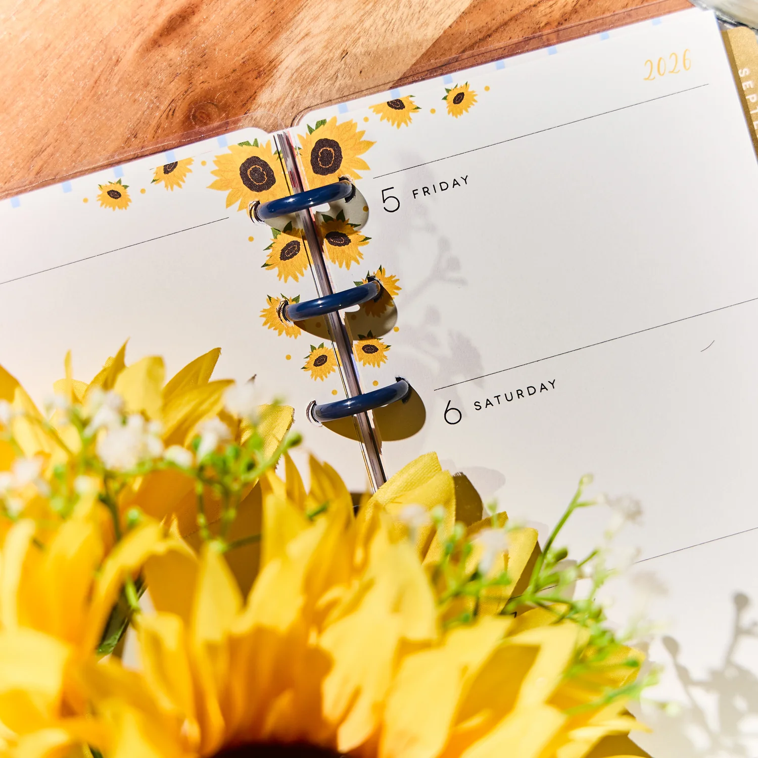 2026 Seasonal Charm Customizable Planner - Skinny Classic Horizontal Layout - 12 Months - Image 9