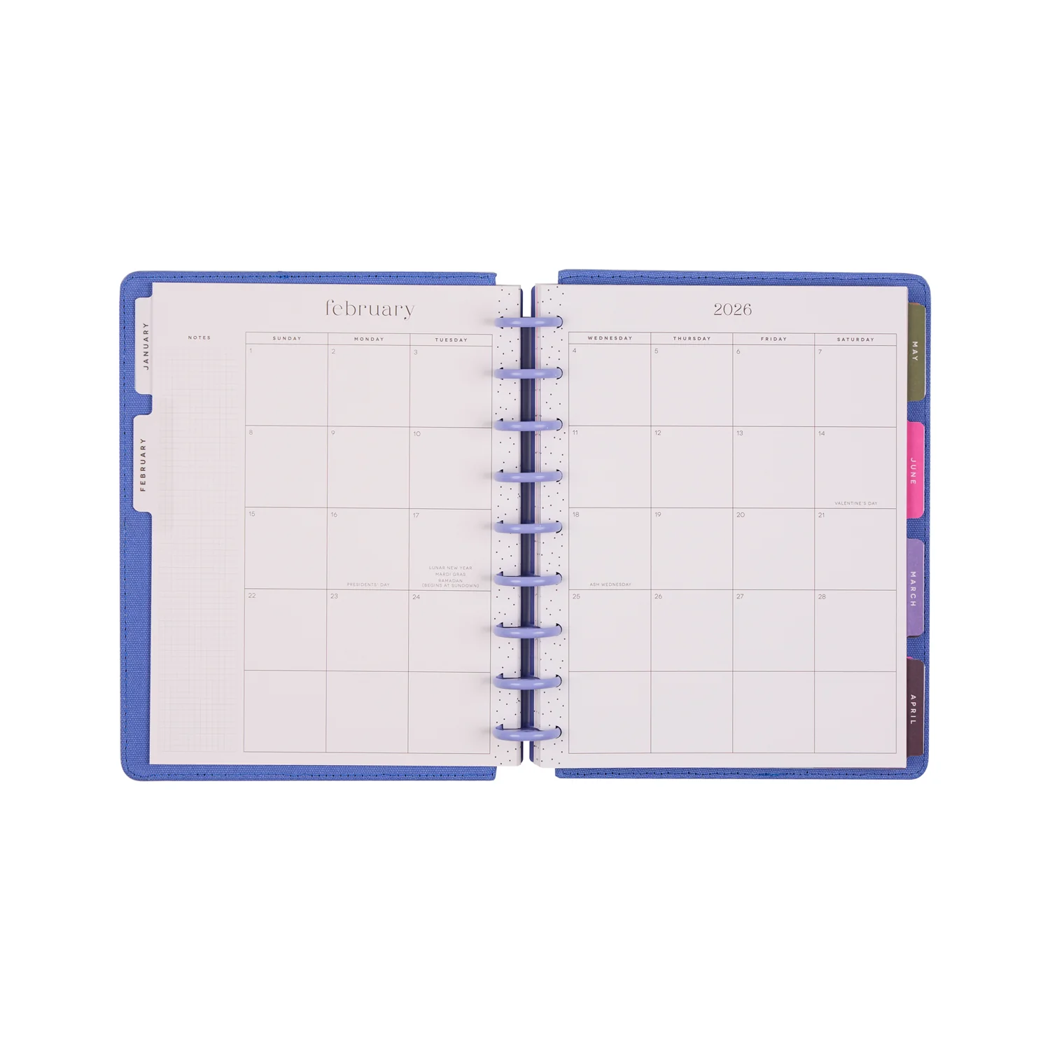2026 SPECIALTY Florescent Florals Customizable Planner - Classic Vertical Layout - 12 Months - Image 14