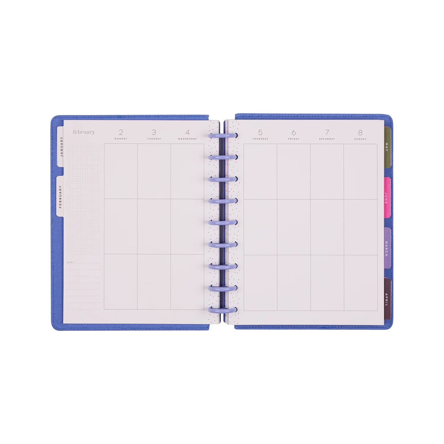 2026 SPECIALTY Florescent Florals Customizable Planner - Classic Vertical Layout - 12 Months - Image 15