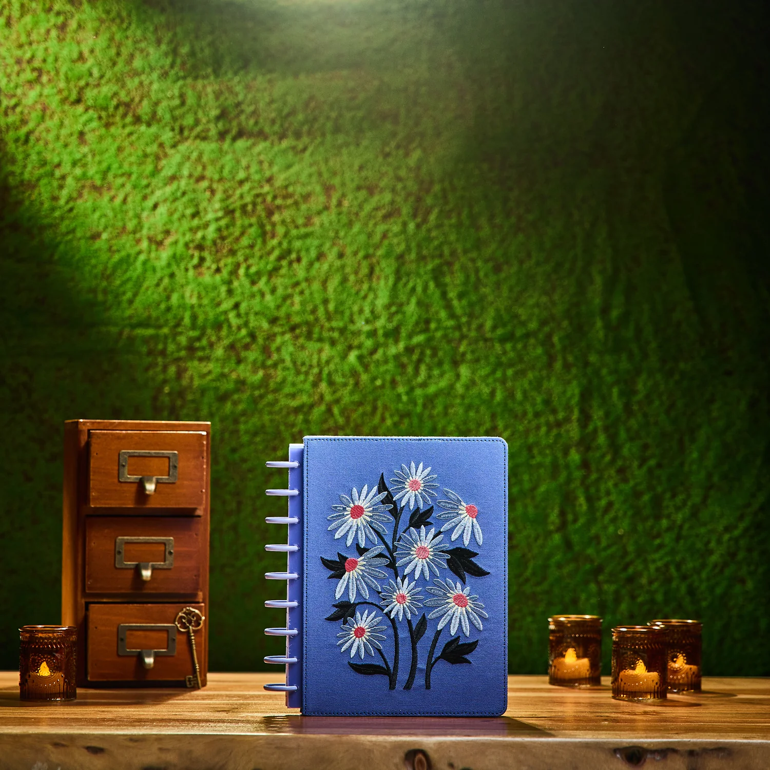 2026 SPECIALTY Florescent Florals Customizable Planner - Classic Vertical Layout - 12 Months - Image 3