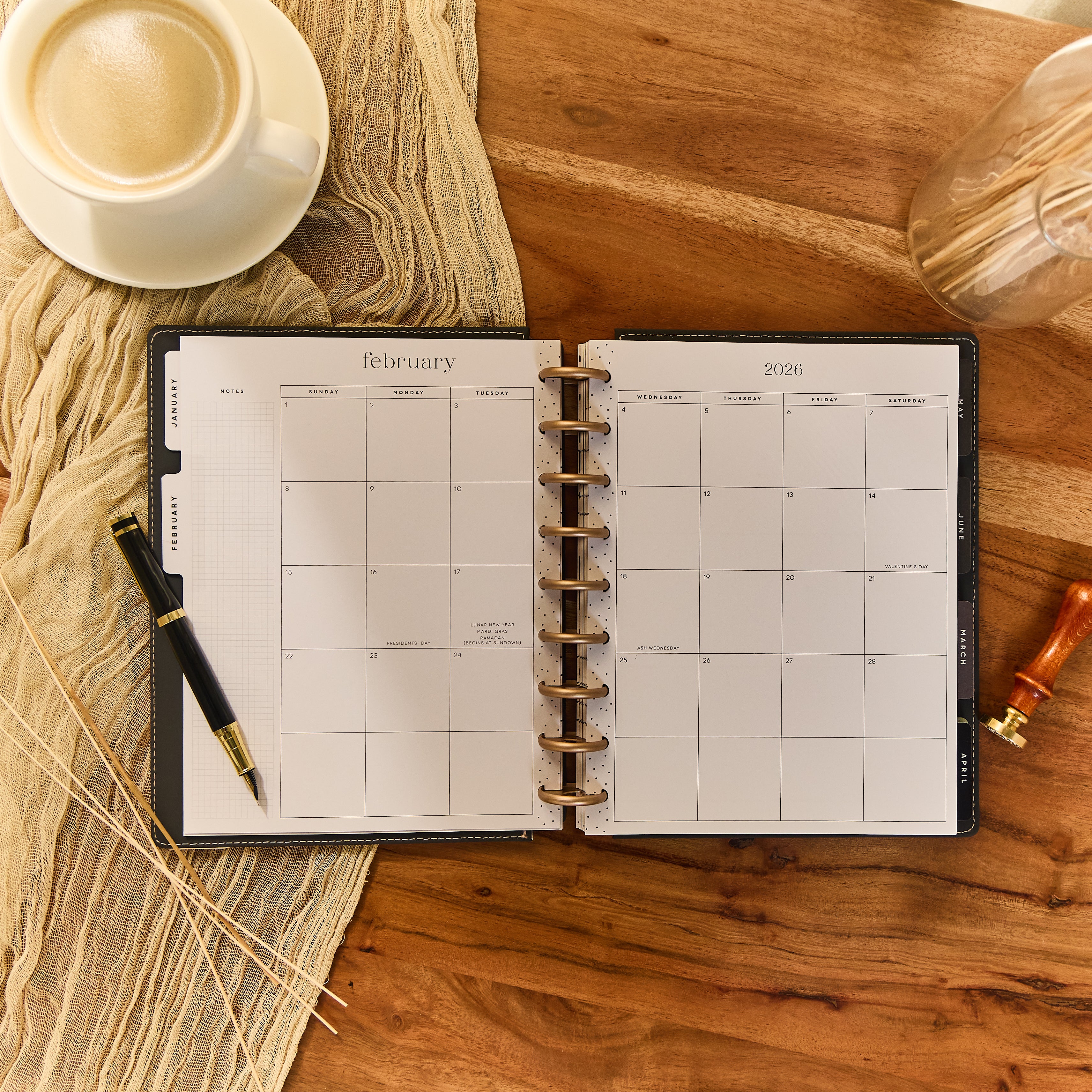 2026 SPECIALTY Heritage Charm Customizable Planner - Classic Vertical Layout - 12 Months - Image 11