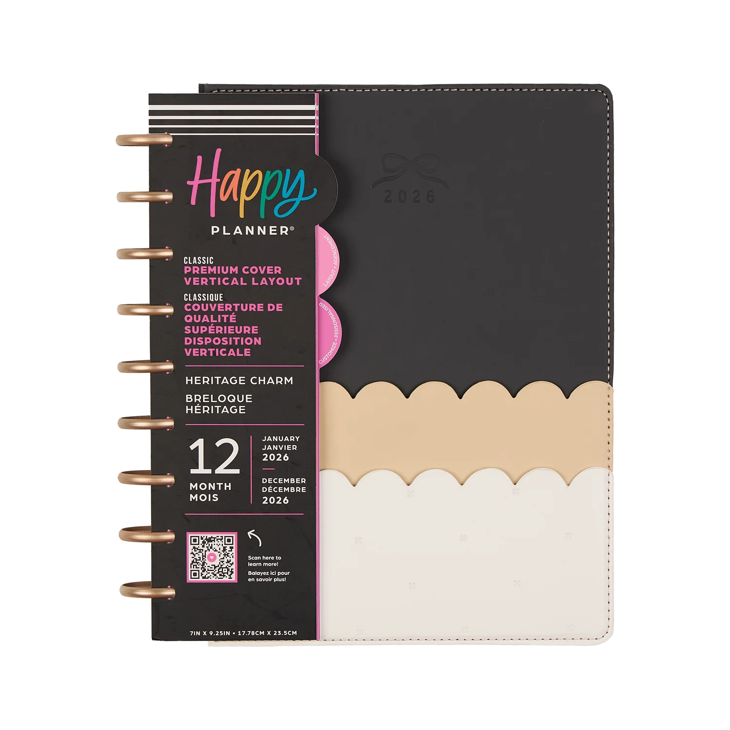 2026 SPECIALTY Heritage Charm Customizable Planner - Classic Vertical Layout - 12 Months - Image 20