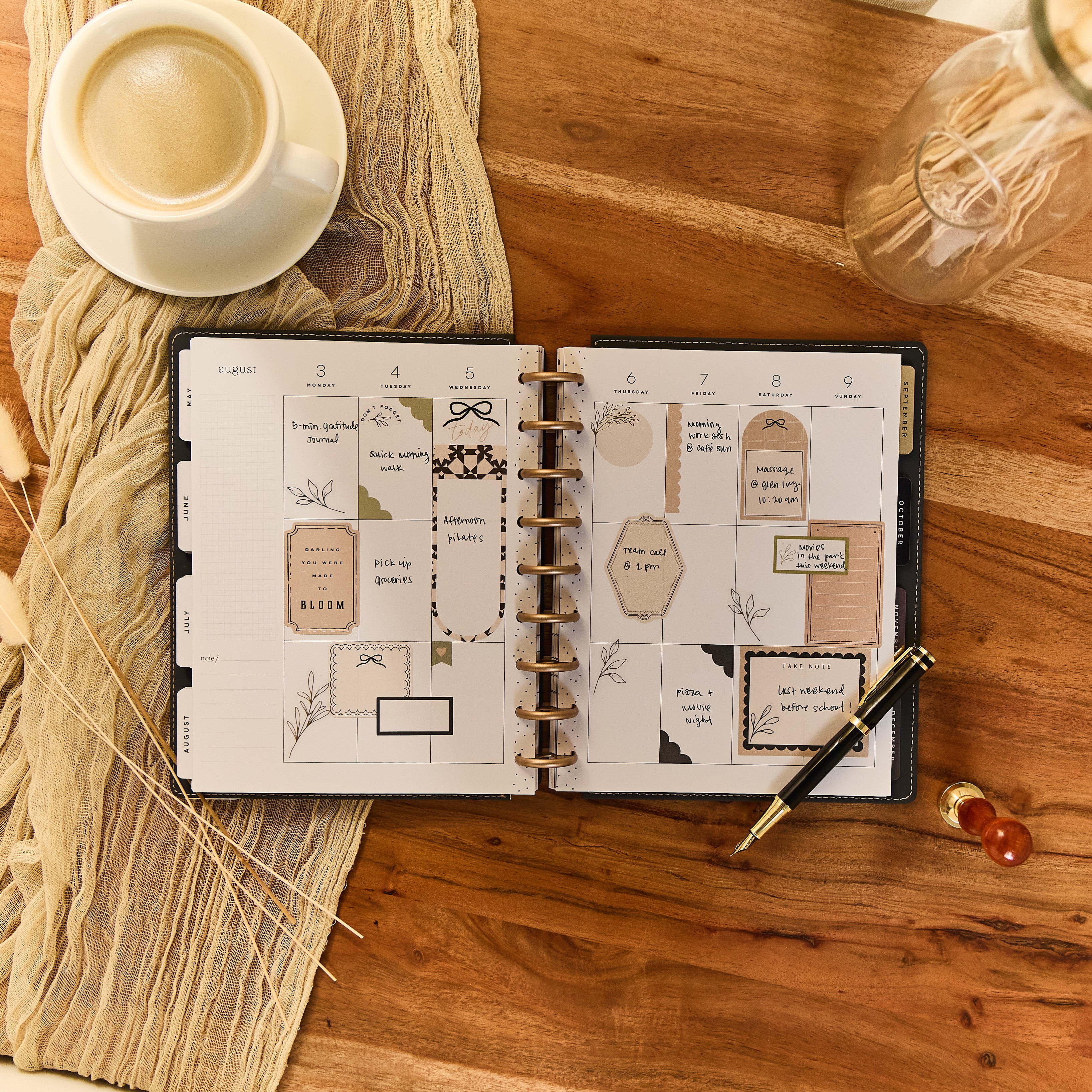2026 SPECIALTY Heritage Charm Customizable Planner - Classic Vertical Layout - 12 Months - Image 5