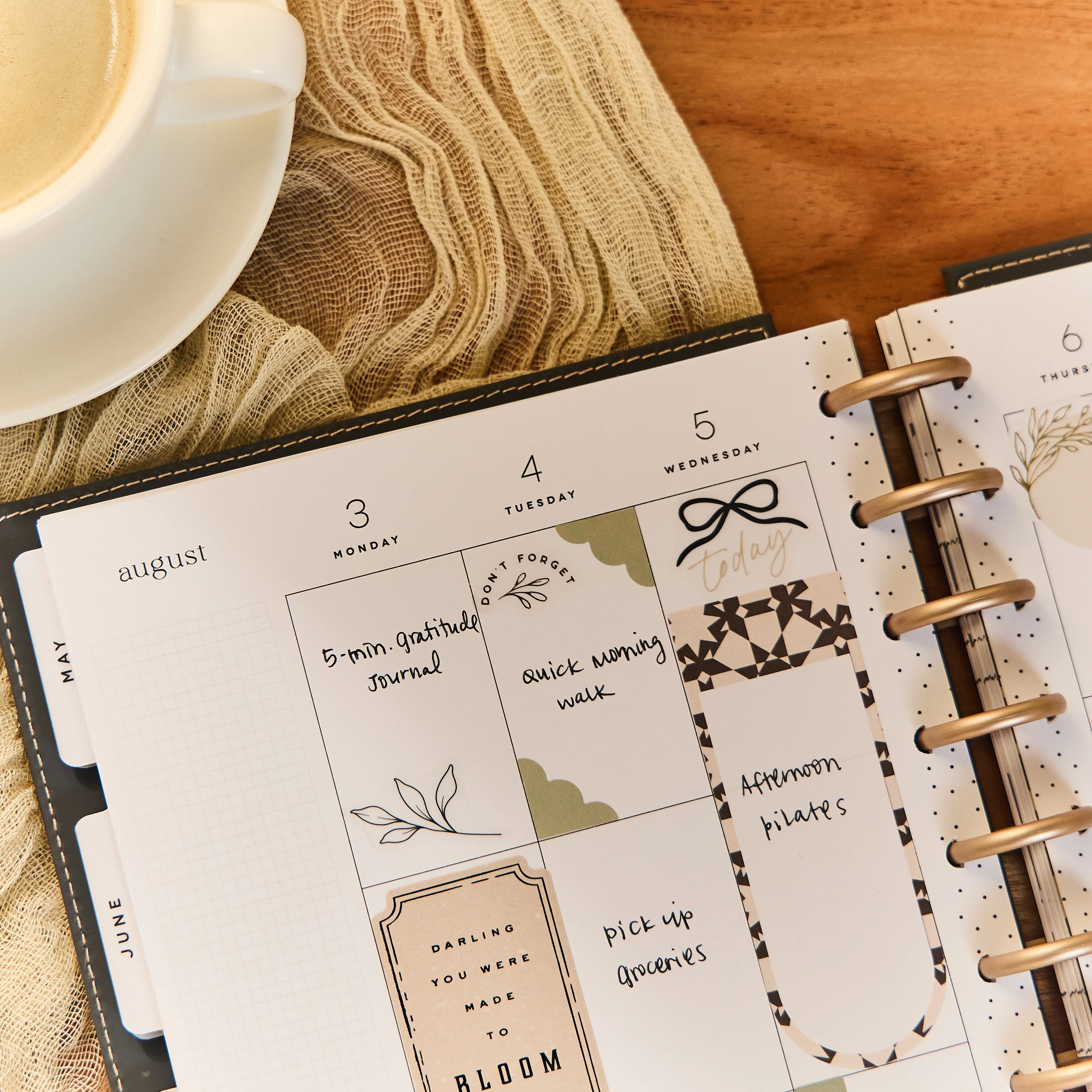 2026 SPECIALTY Heritage Charm Customizable Planner - Classic Vertical Layout - 12 Months - Image 6