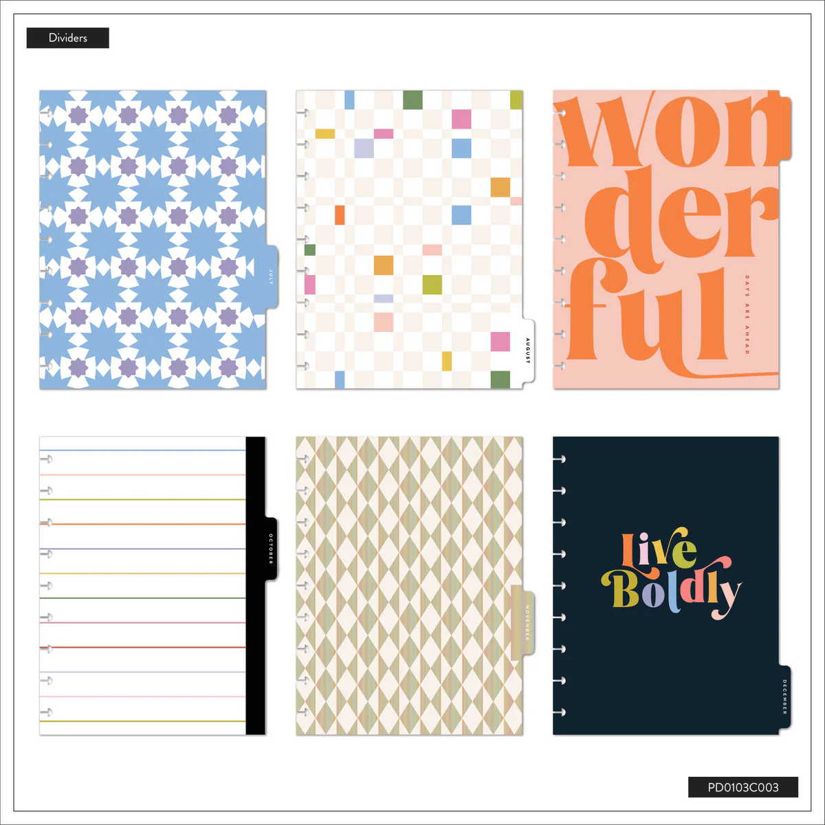 2026 SPECIALTY Pop Splash Customizable Planner - Classic Horizontal Layout - 12 Months - Image 20
