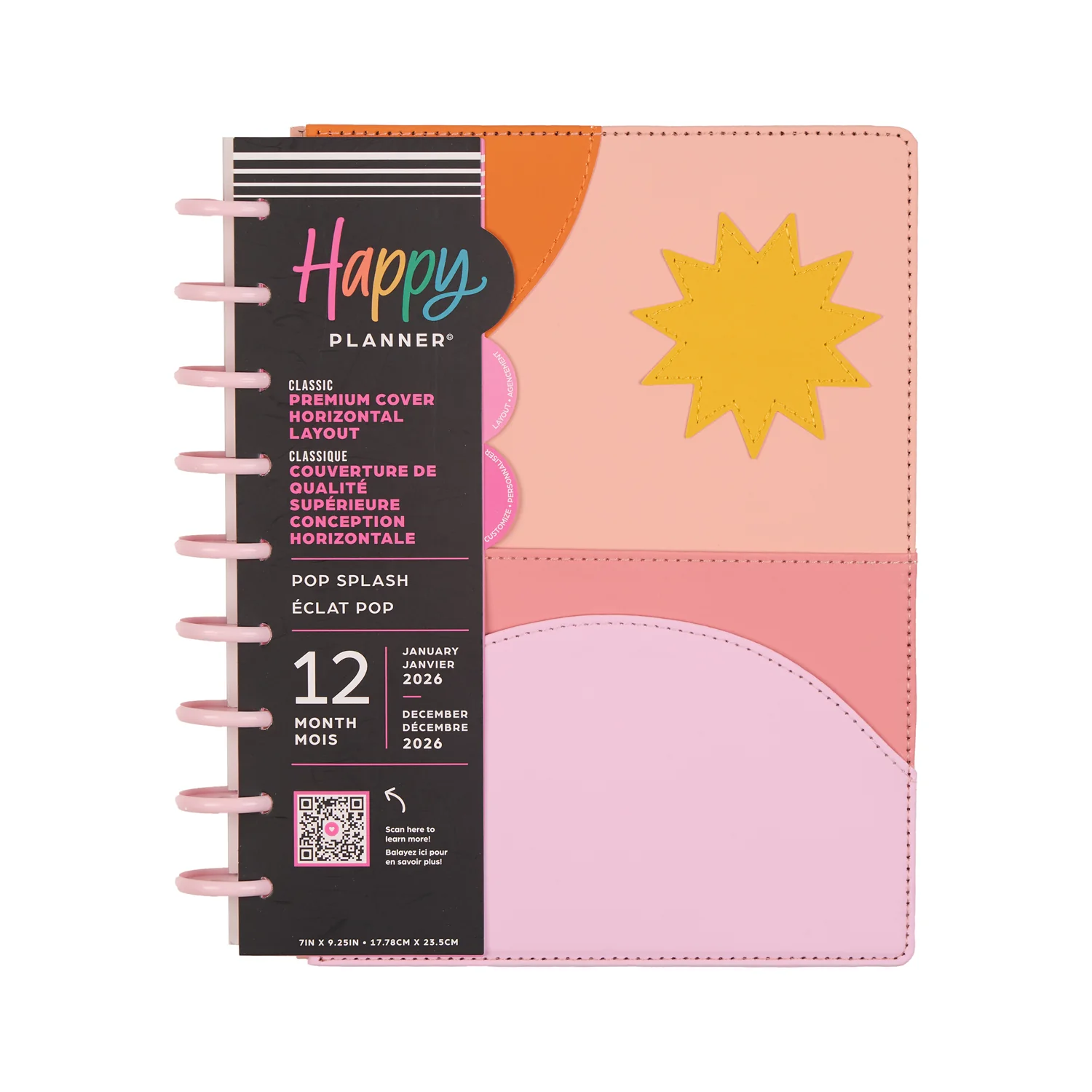 2026 SPECIALTY Pop Splash Customizable Planner - Classic Horizontal Layout - 12 Months - Image 22