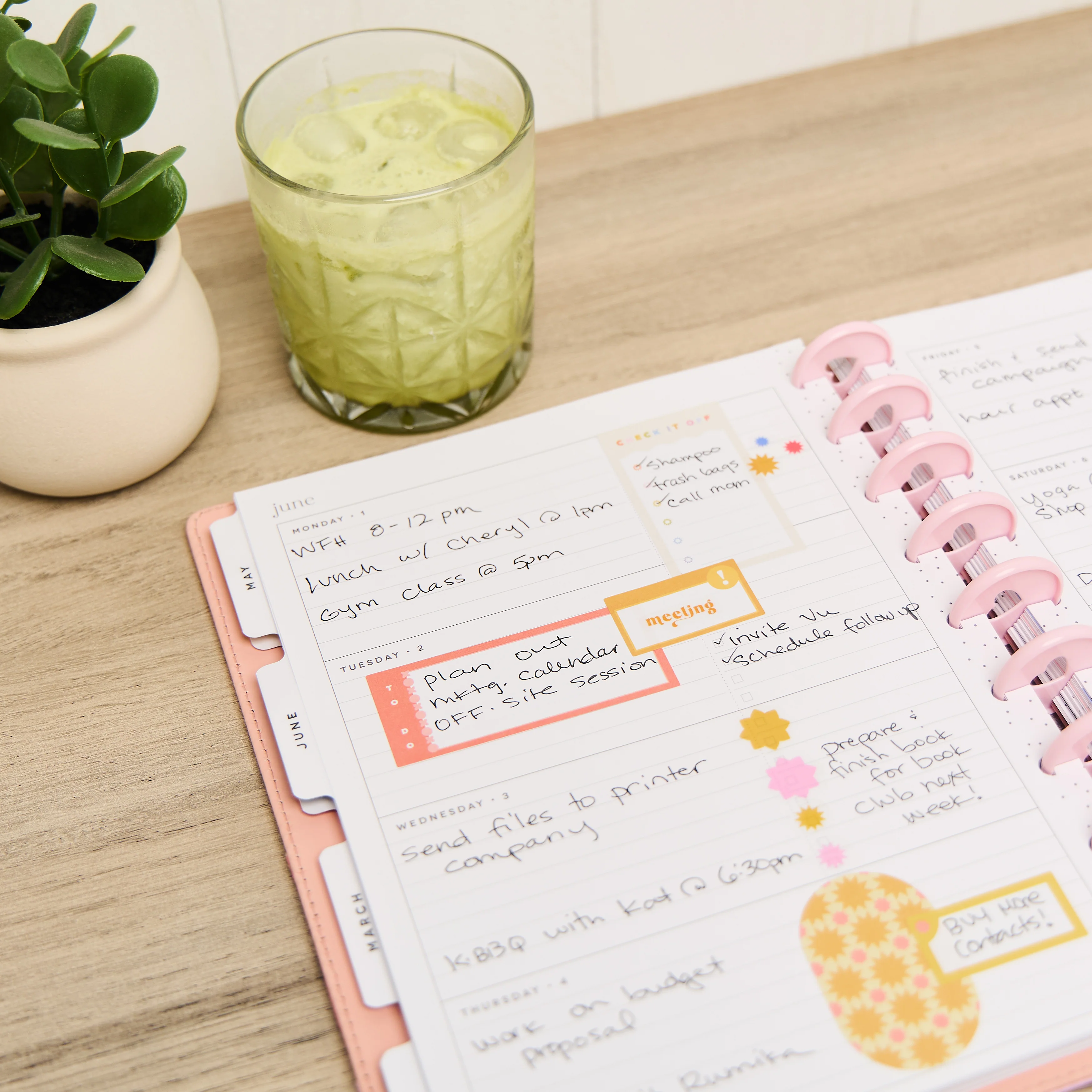 2026 SPECIALTY Pop Splash Customizable Planner - Classic Horizontal Layout - 12 Months - Image 7