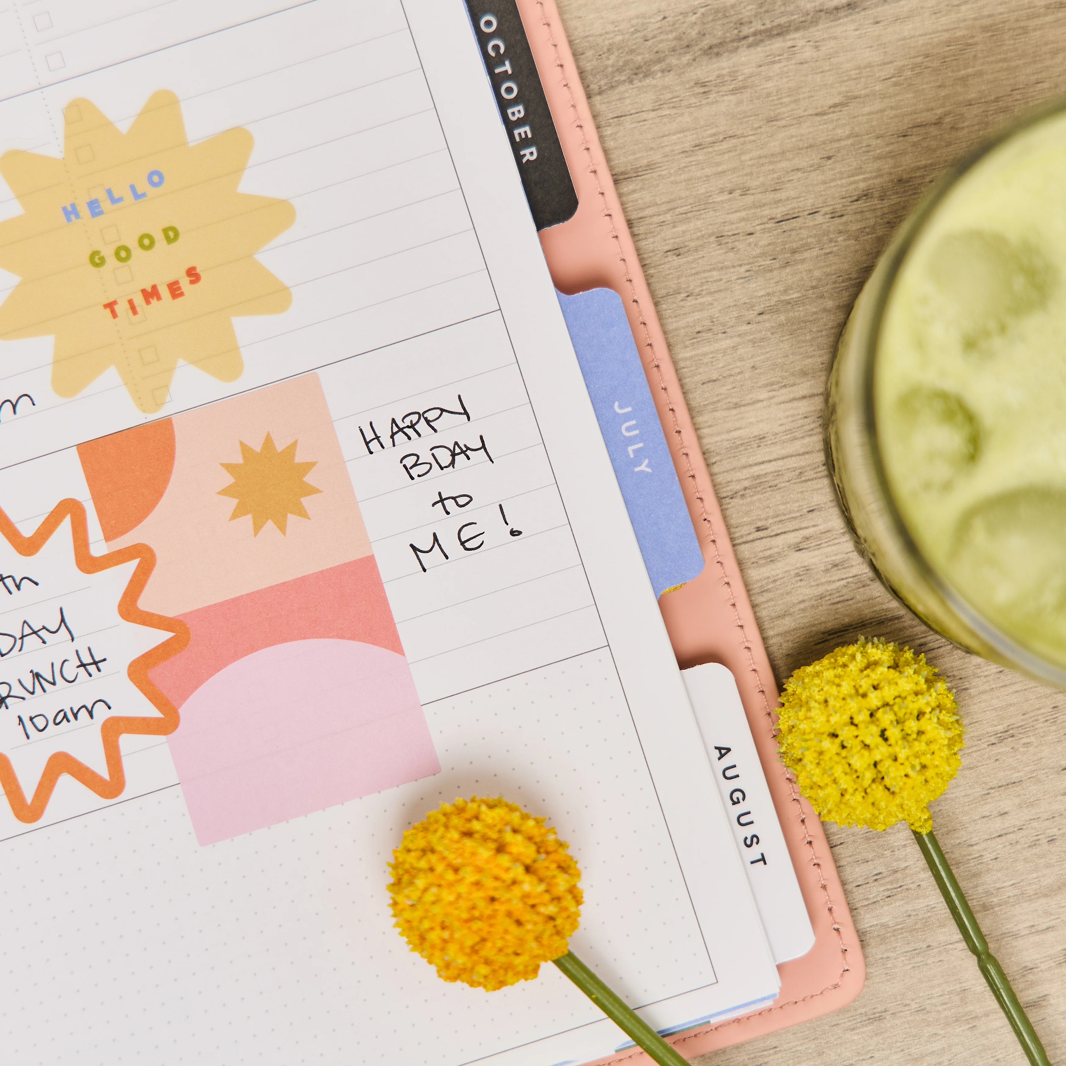 2026 SPECIALTY Pop Splash Customizable Planner - Classic Horizontal Layout - 12 Months - Image 9