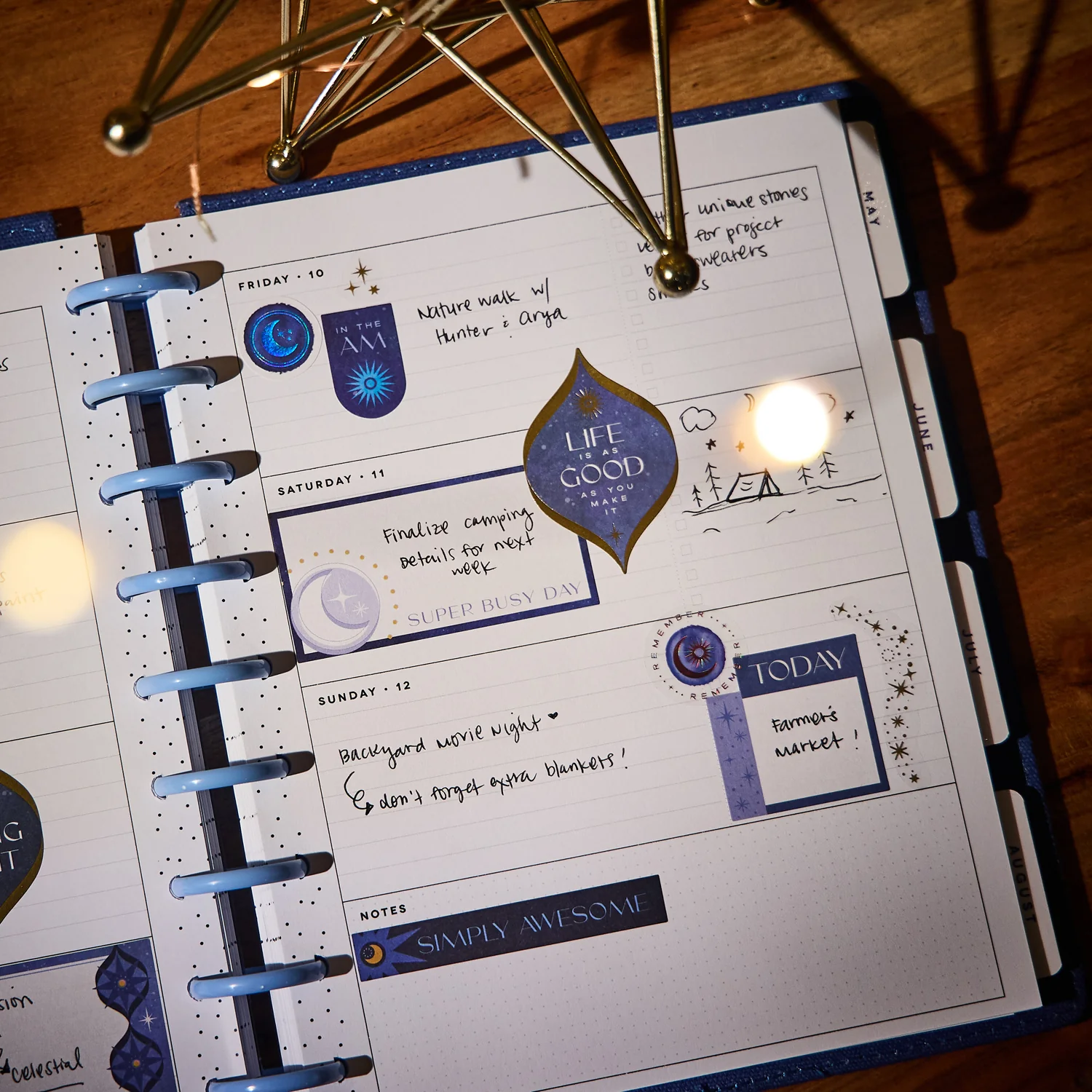 2026 SPECIALTY Star Signs Customizable Planner - Classic Horizontal Layout - 12 Months - Image 7