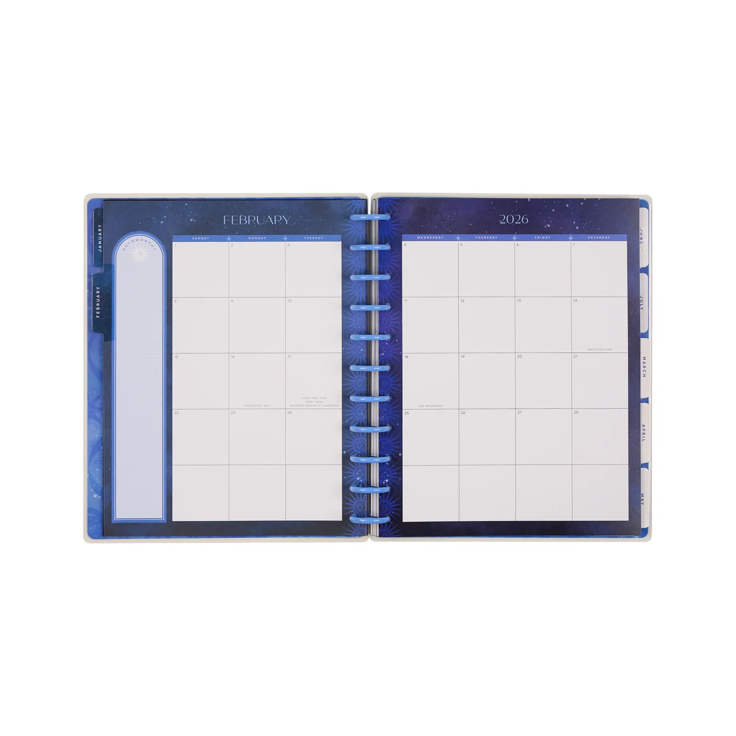2026 Star Signs Customizable Planner - Big Vertical Layout - 12 Months - Image 14