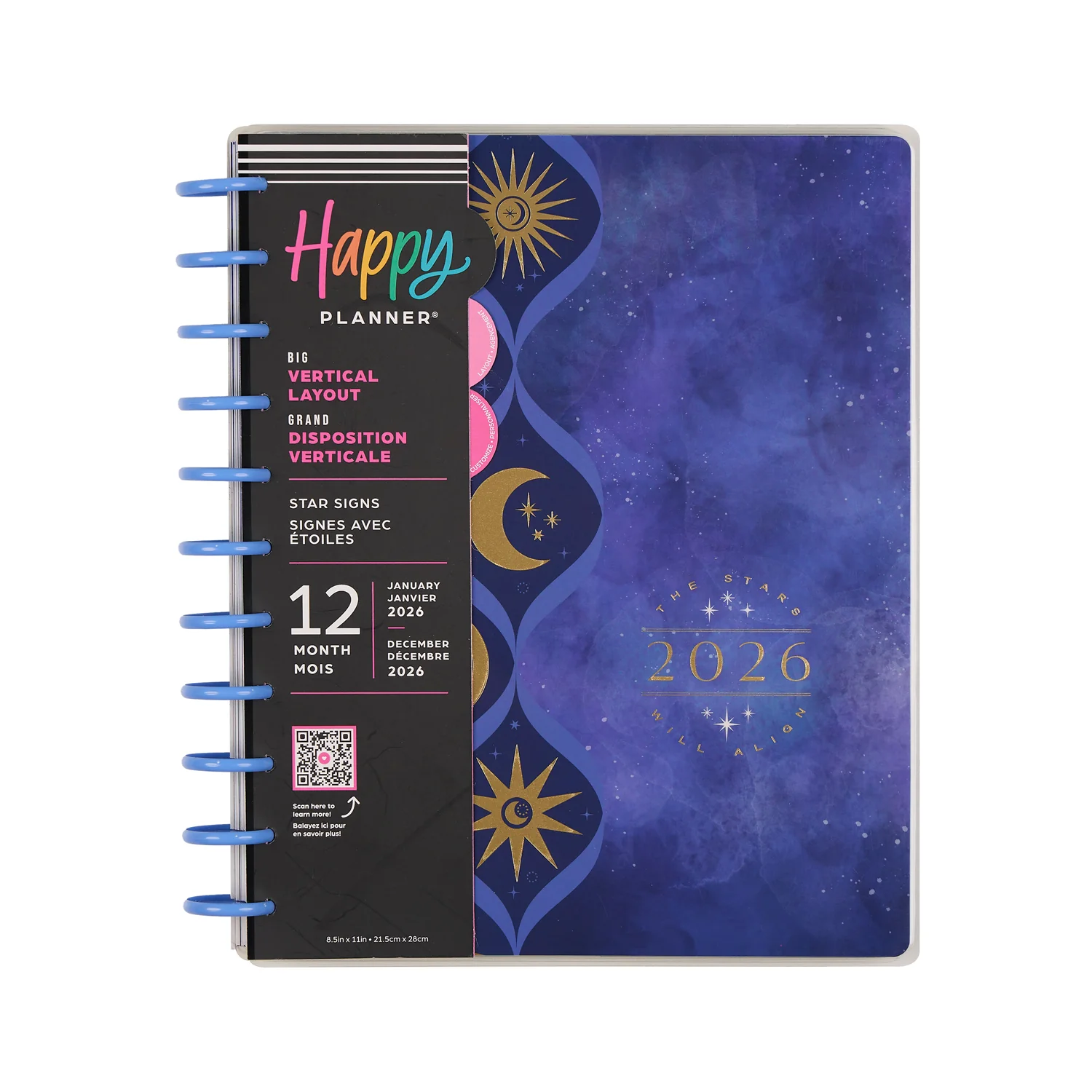 2026 Star Signs Customizable Planner - Big Vertical Layout - 12 Months - Image 19